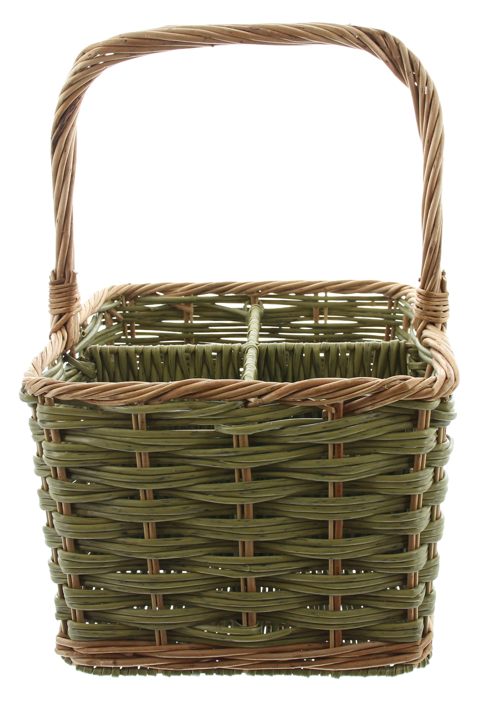 Acheter Porte-bouteilles "Washed Green" pour 4 bouteilles dans la boutique en ligne de Frank Flechtwaren pour Paniers à bouteilles Acheter Porte-bouteilles "Washed Green" pour 4 bouteilles dans la boutique en ligne de Frank Flechtwaren pour Paniers à bouteilles