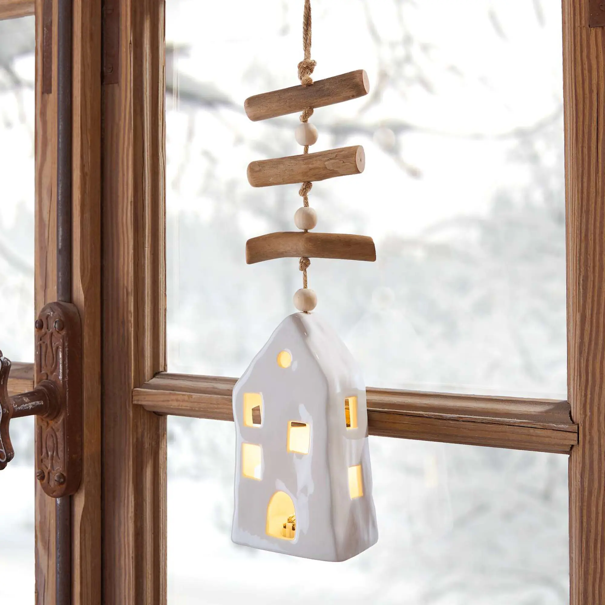 Acheter Suspension LED "maisonnette"  dans la boutique en ligne de Frank Flechtwaren