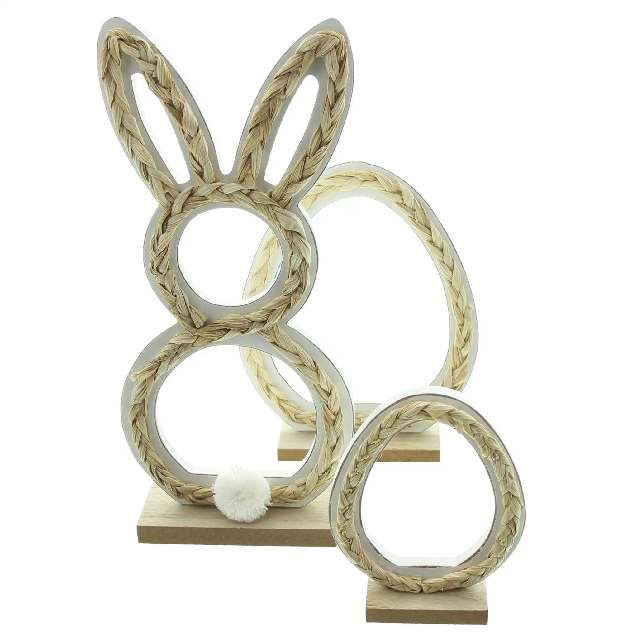 Acheter Lot de 3 décorations de Pâques "nature"  dans la boutique en ligne de Frank Flechtwaren pour Pâques