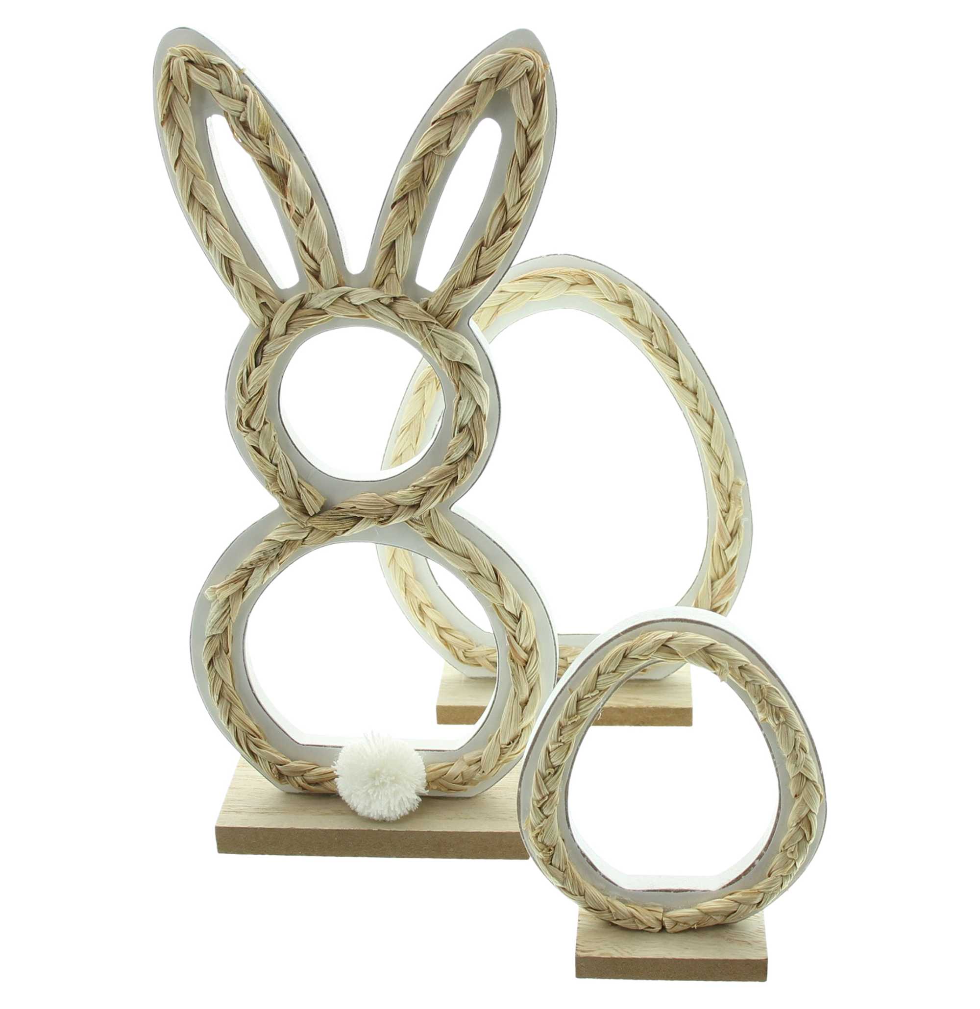 Acheter Lot de 3 décorations de Pâques "nature"  dans la boutique en ligne de Frank Flechtwaren pour Pâques