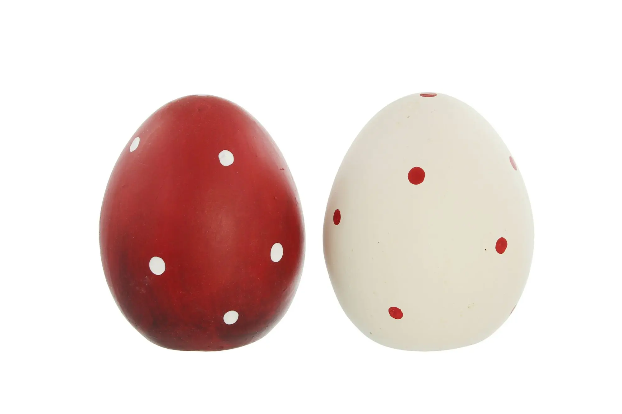 Acheter Lot de 4 oeufs "points"  dans la boutique en ligne de Frank Flechtwaren pour Oeufs Pâques