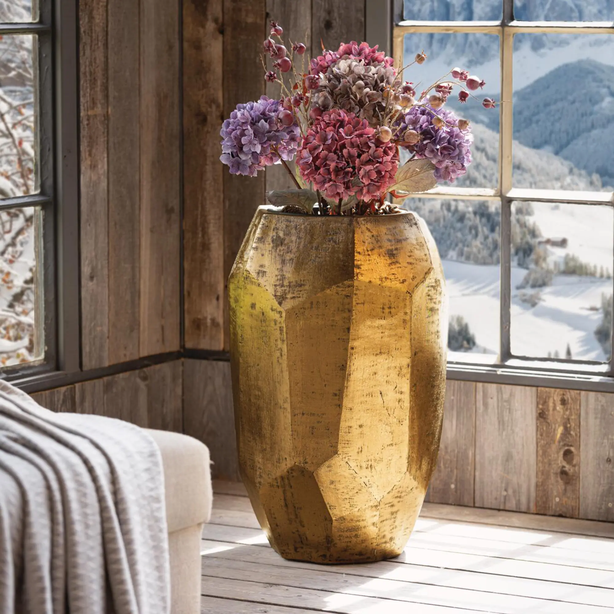 Acheter Cache-pot « Shades of Gold » dans la boutique en ligne de Frank Flechtwaren