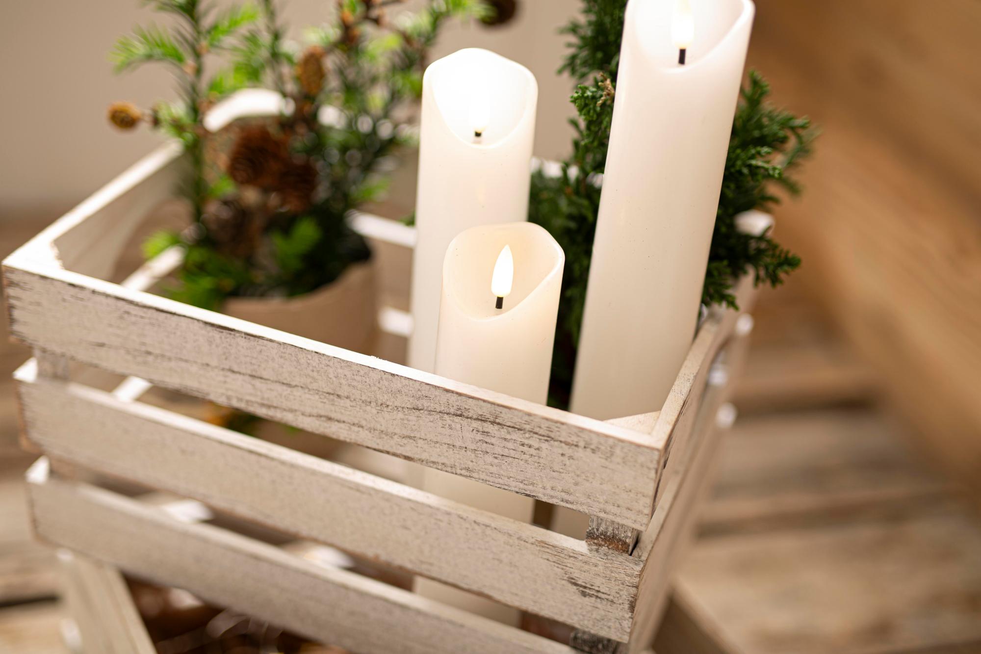 Acheter Lot de 2 cagettes "Used-Look"  dans la boutique en ligne de Frank Flechtwaren pour Shabby Chic