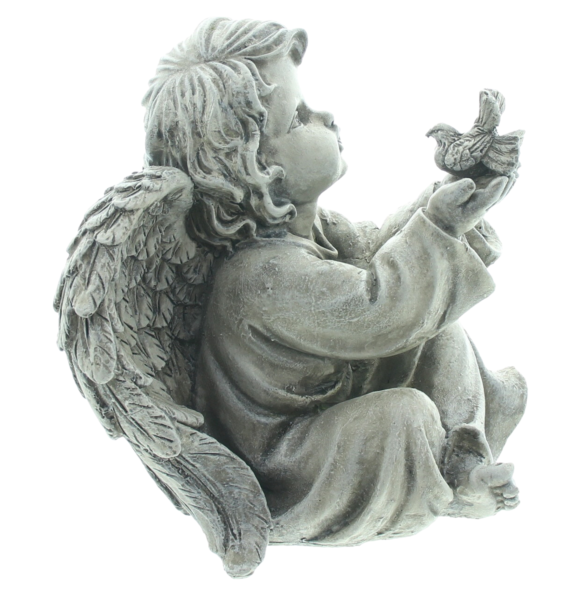 Acheter Figurine "ange avec oiseau"  dans la boutique en ligne de Frank Flechtwaren pour Nouvel arrivage