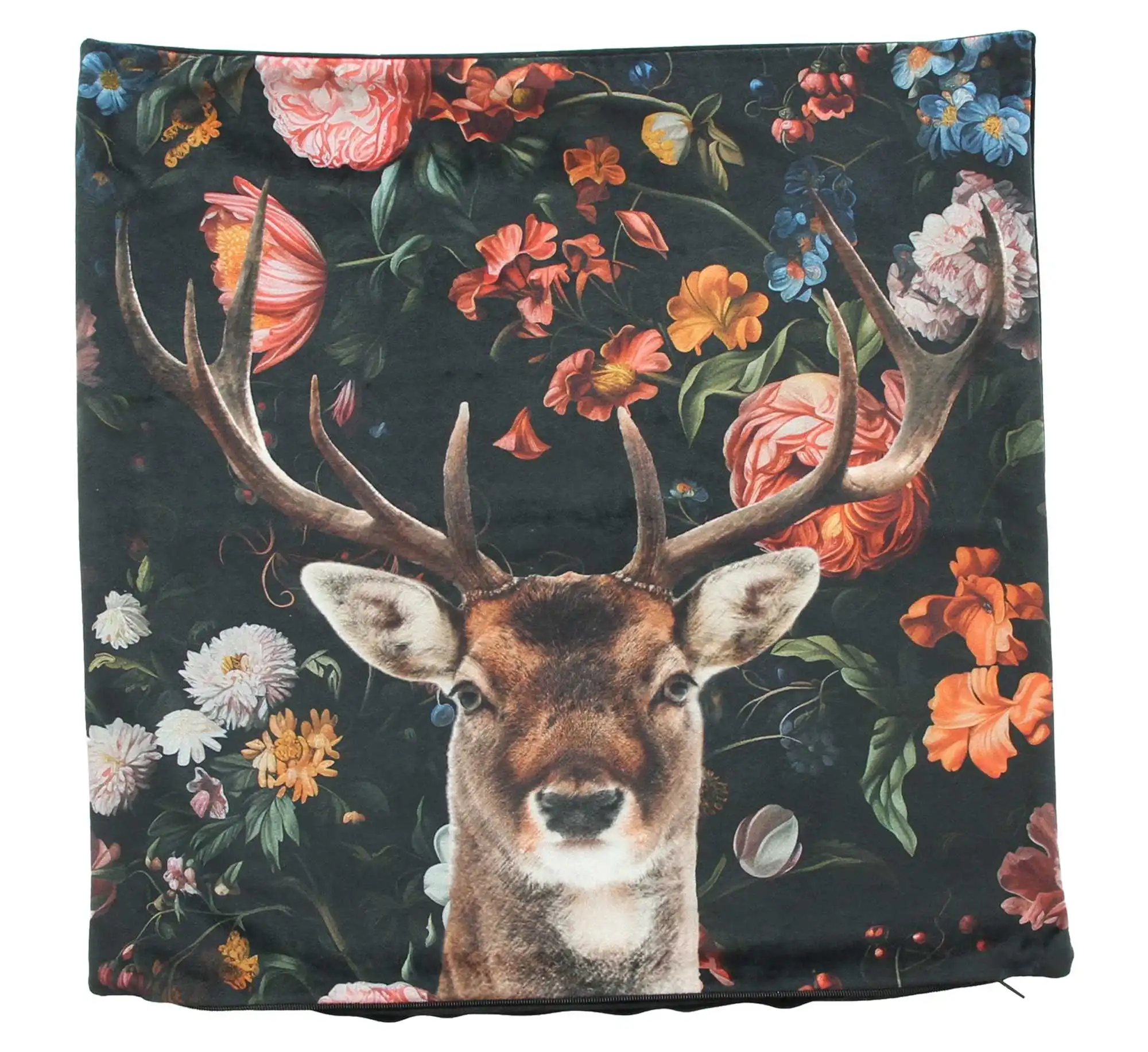 Acheter Housse de coussin "cerf fleuri" dans la boutique en ligne de Frank Flechtwaren pour Remplissages Acheter Housse de coussin "cerf fleuri" dans la boutique en ligne de Frank Flechtwaren pour Remplissages