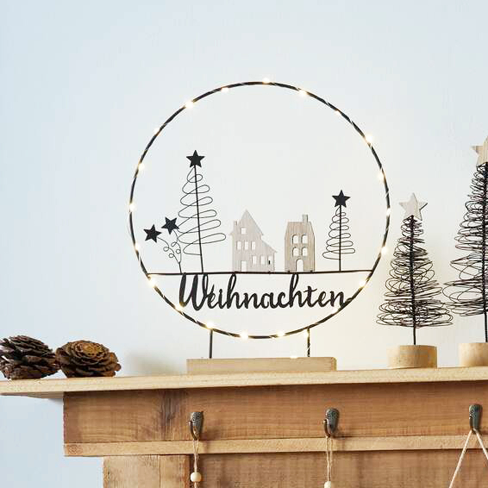 Acheter Anneau de décoration LED "Noël"  dans la boutique en ligne de Frank Flechtwaren