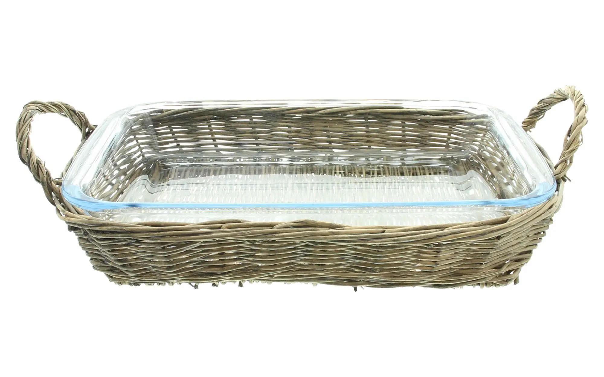 Acheter Plat à gratin "cuisine" avec panier en osier  dans la boutique en ligne de Frank Flechtwaren pour Cuisine