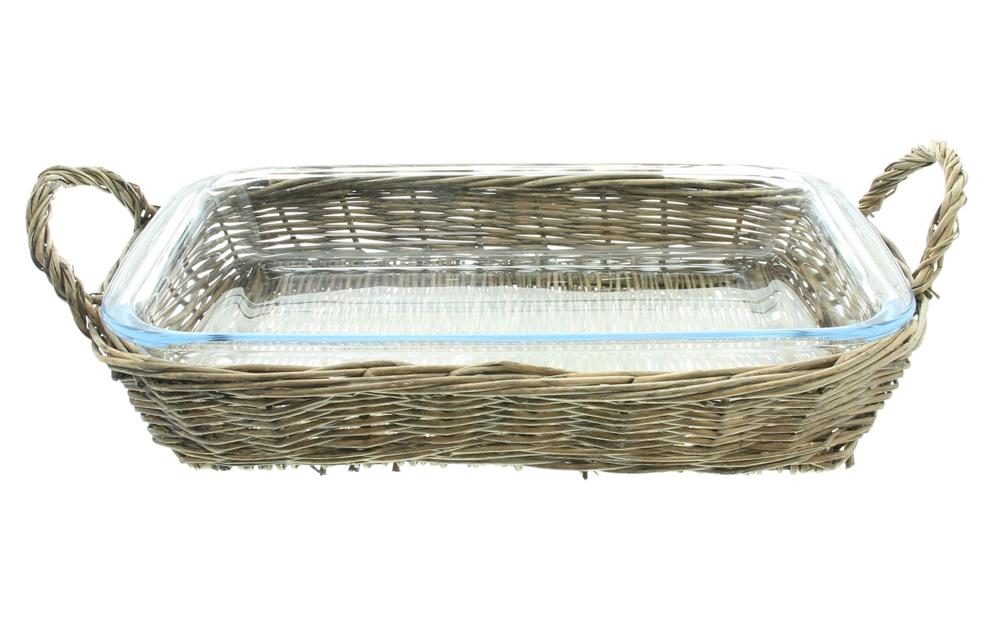 Acheter Plat à gratin "cuisine" avec panier en osier  dans la boutique en ligne de Frank Flechtwaren pour Automne
