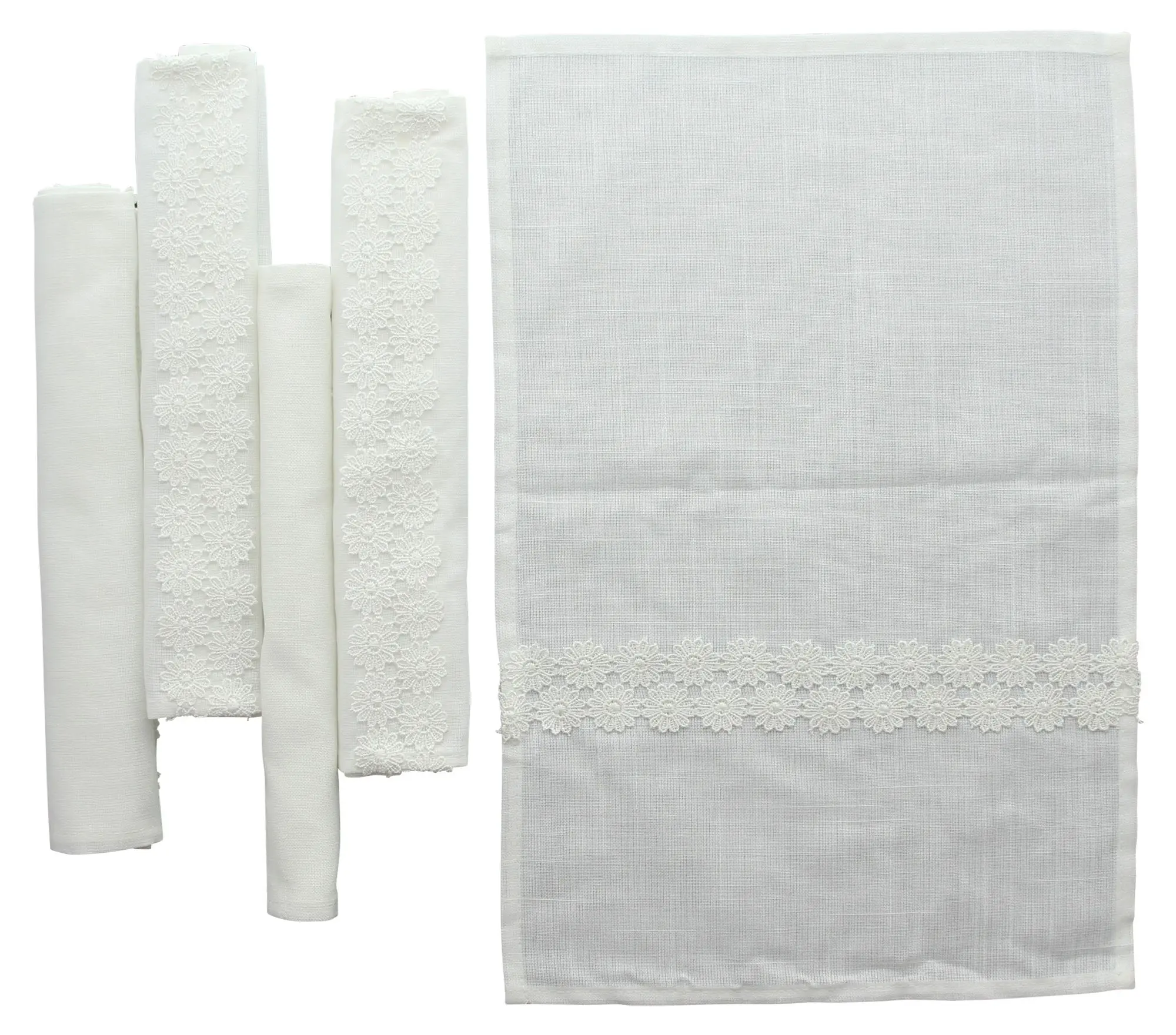 Acheter Lot de 2 sets de table "fleurs de dentelle"  dans la boutique en ligne de Frank Flechtwaren pour Pâques