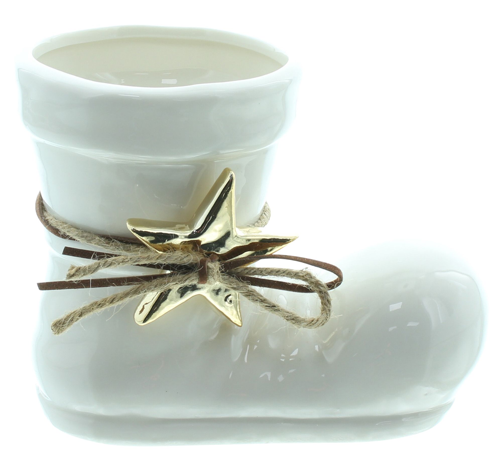 Acheter Botte "étoile dorée"  dans la boutique en ligne de Frank Flechtwaren pour Noël