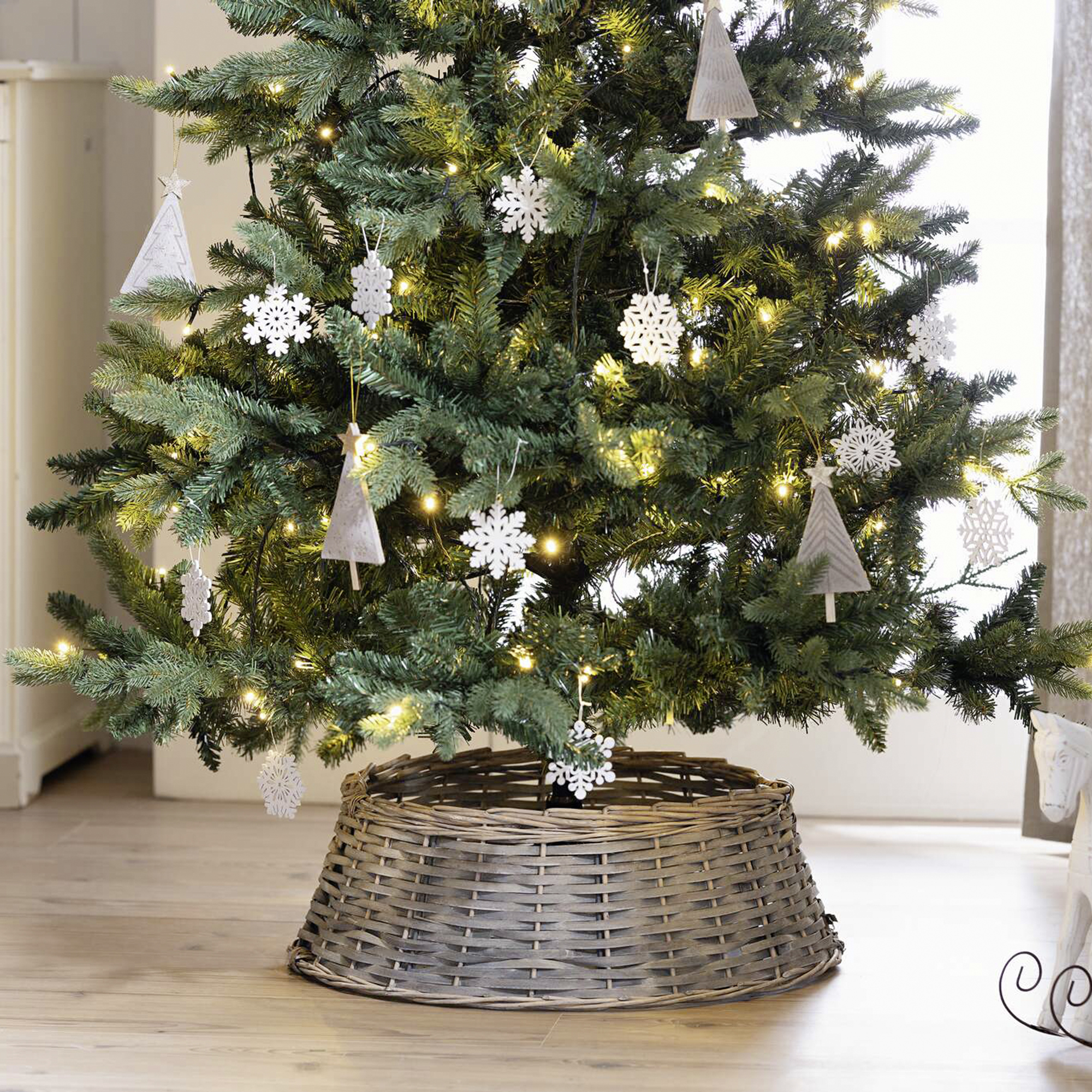 Acheter Anneau de sapin de Noël "Grey"  dans la boutique en ligne de Frank Flechtwaren pour Sapins
