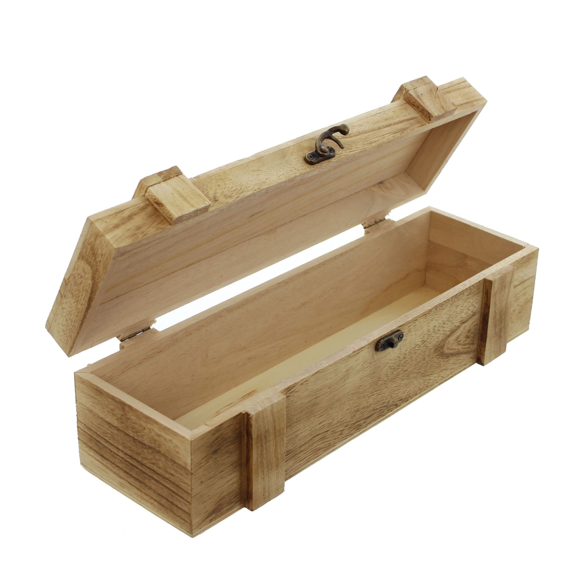 Acheter Coffret en bois "rustique" pour 1 bouteille  dans la boutique en ligne de Frank Flechtwaren pour Amateur de vin