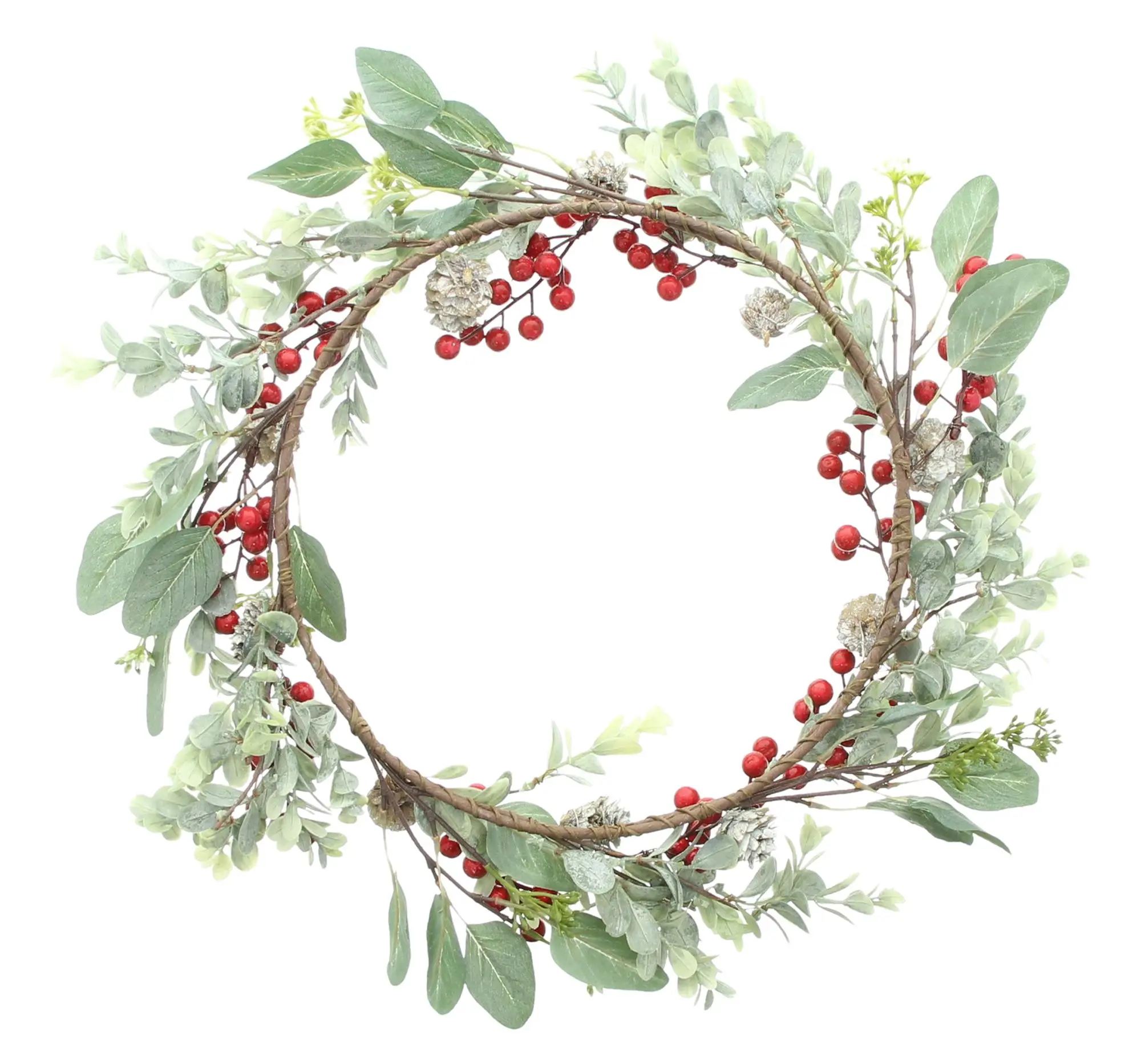Acheter Couronne "baies rouges"  dans la boutique en ligne de Frank Flechtwaren pour Couronnes de Noël