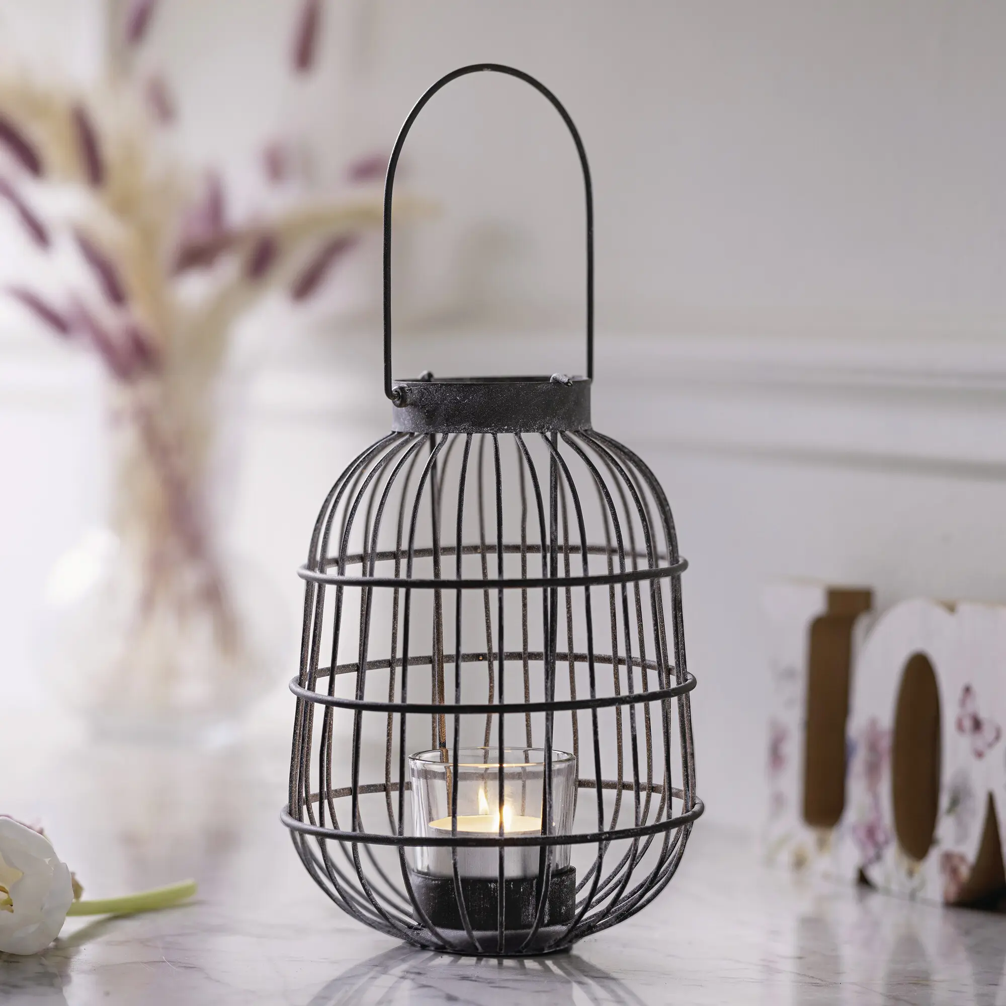 Acheter Photophore "lanterne"  dans la boutique en ligne de Frank Flechtwaren