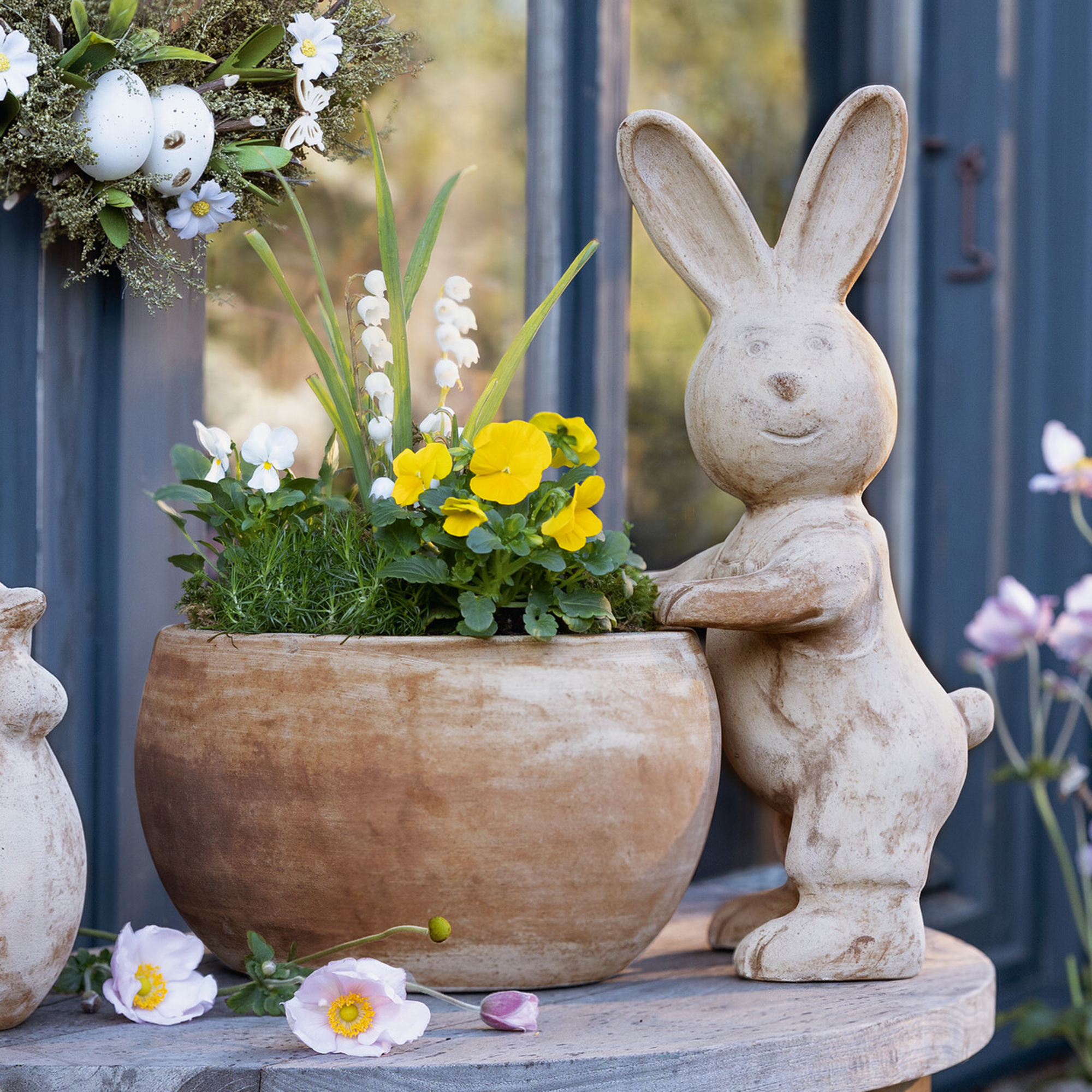 Acheter Jardinière "lapin" 2 éléments  dans la boutique en ligne de Frank Flechtwaren