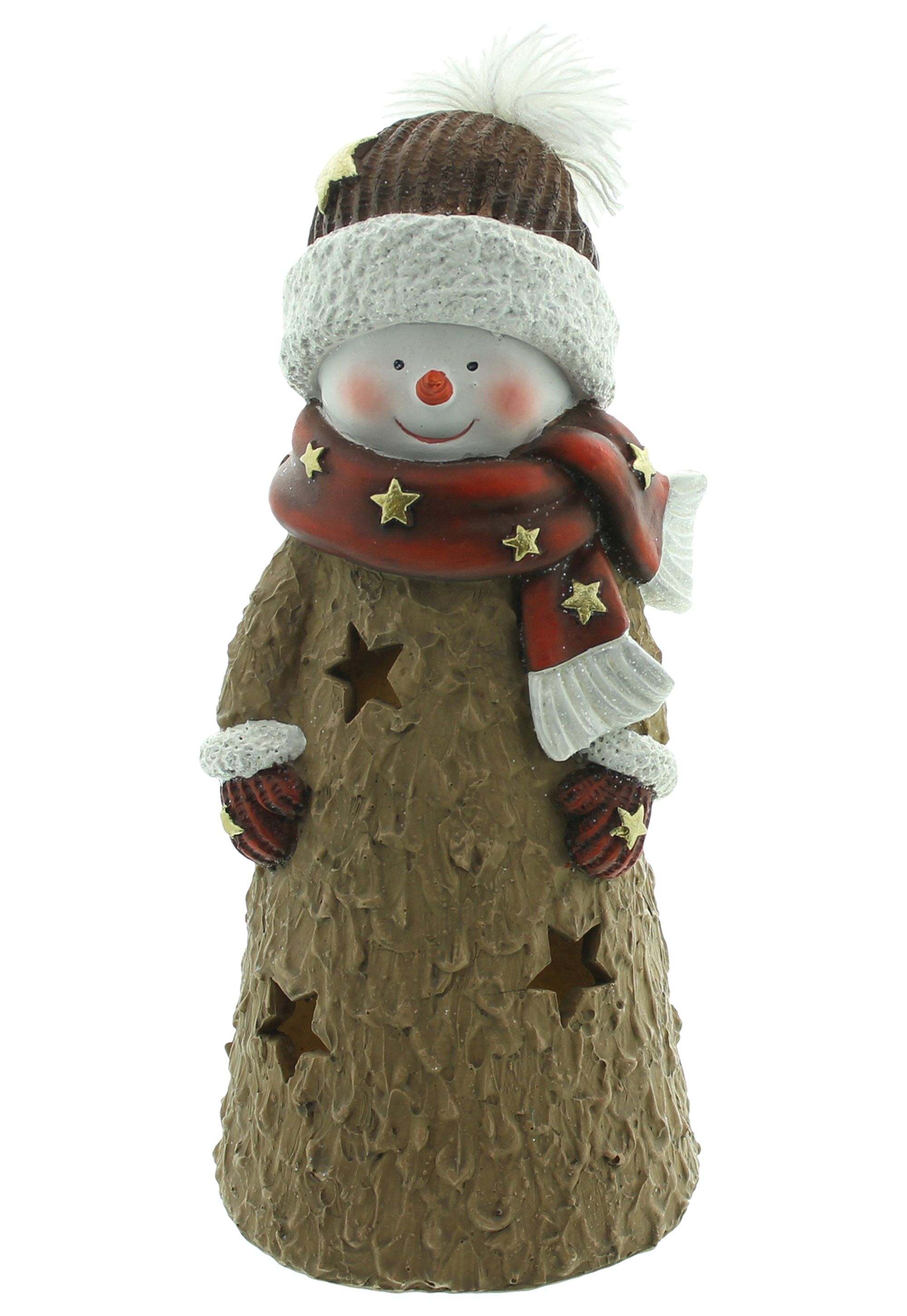 Acheter Bonhomme de neige LED "temps d'hiver"  dans la boutique en ligne de Frank Flechtwaren pour Noël