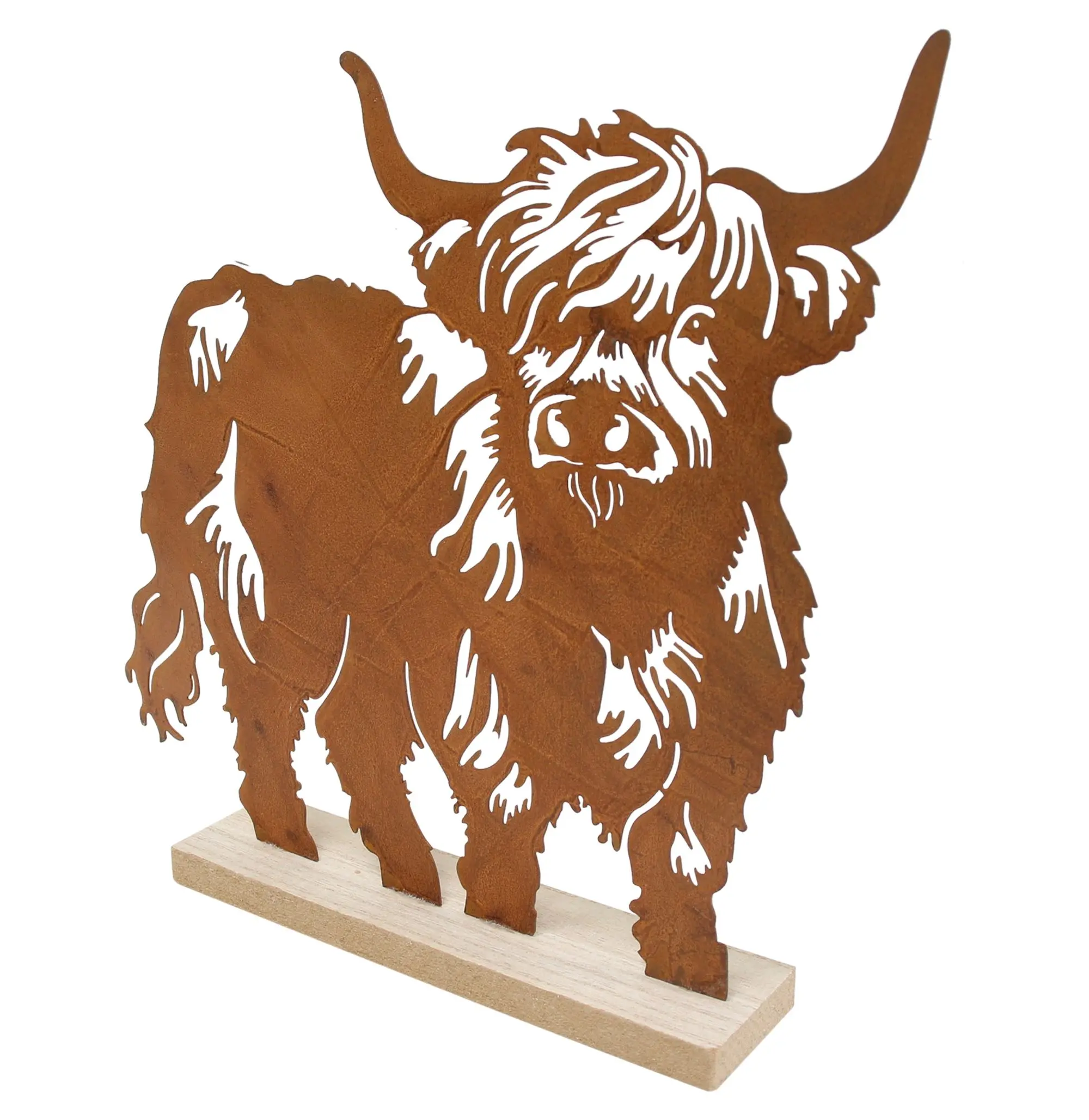 Acheter Figurine décorative « Taureau »  dans la boutique en ligne de Frank Flechtwaren pour Chalet