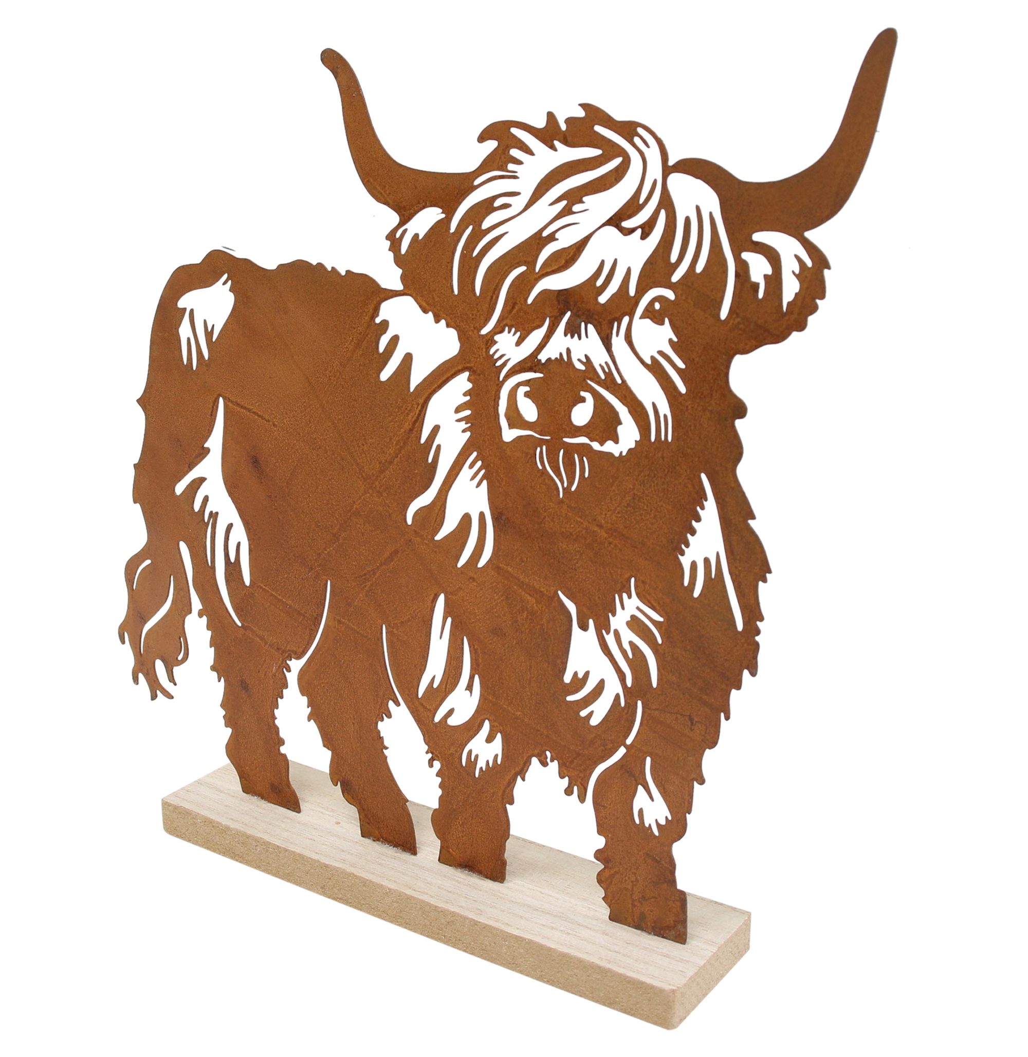 Acheter Figurine décorative « Taureau »  dans la boutique en ligne de Frank Flechtwaren pour Figurines décoratives