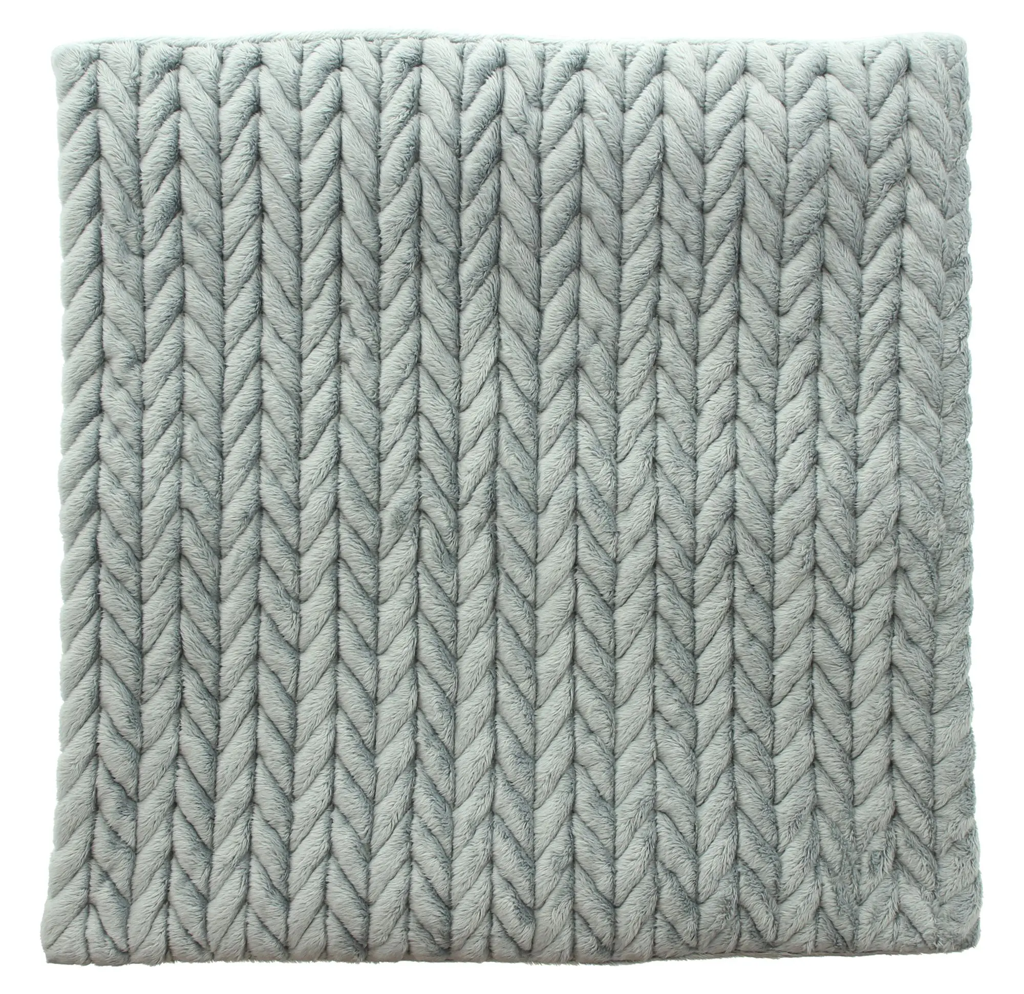 Acheter Housse de coussin "tresses", gris  dans la boutique en ligne de Frank Flechtwaren pour Pâques
