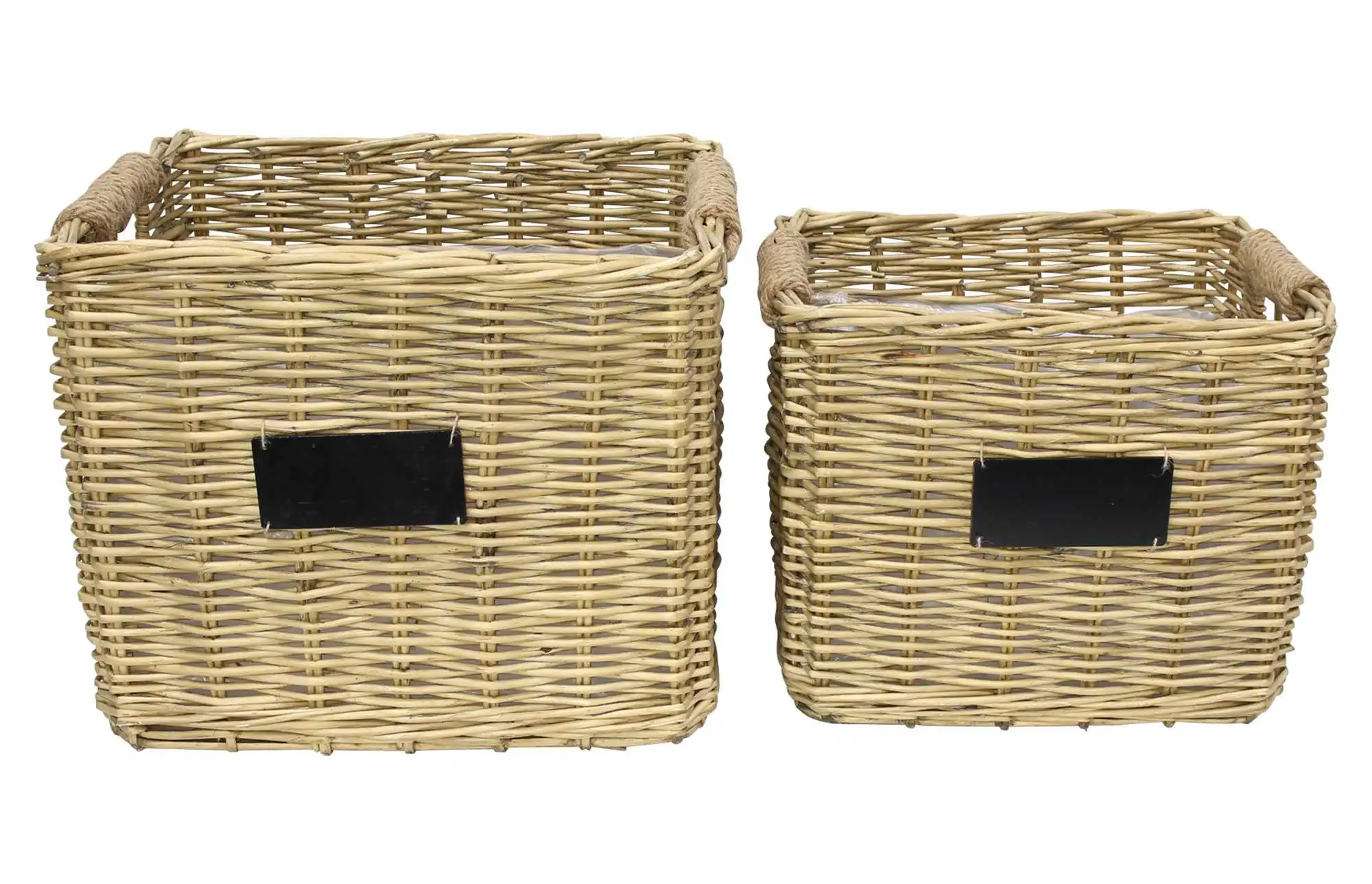 Acheter Lot de 2 paniers à plantes "osier chic" dans la boutique en ligne de Frank Flechtwaren pour Jardinières corbeilles Acheter Lot de 2 paniers à plantes "osier chic" dans la boutique en ligne de Frank Flechtwaren pour Jardinières corbeilles