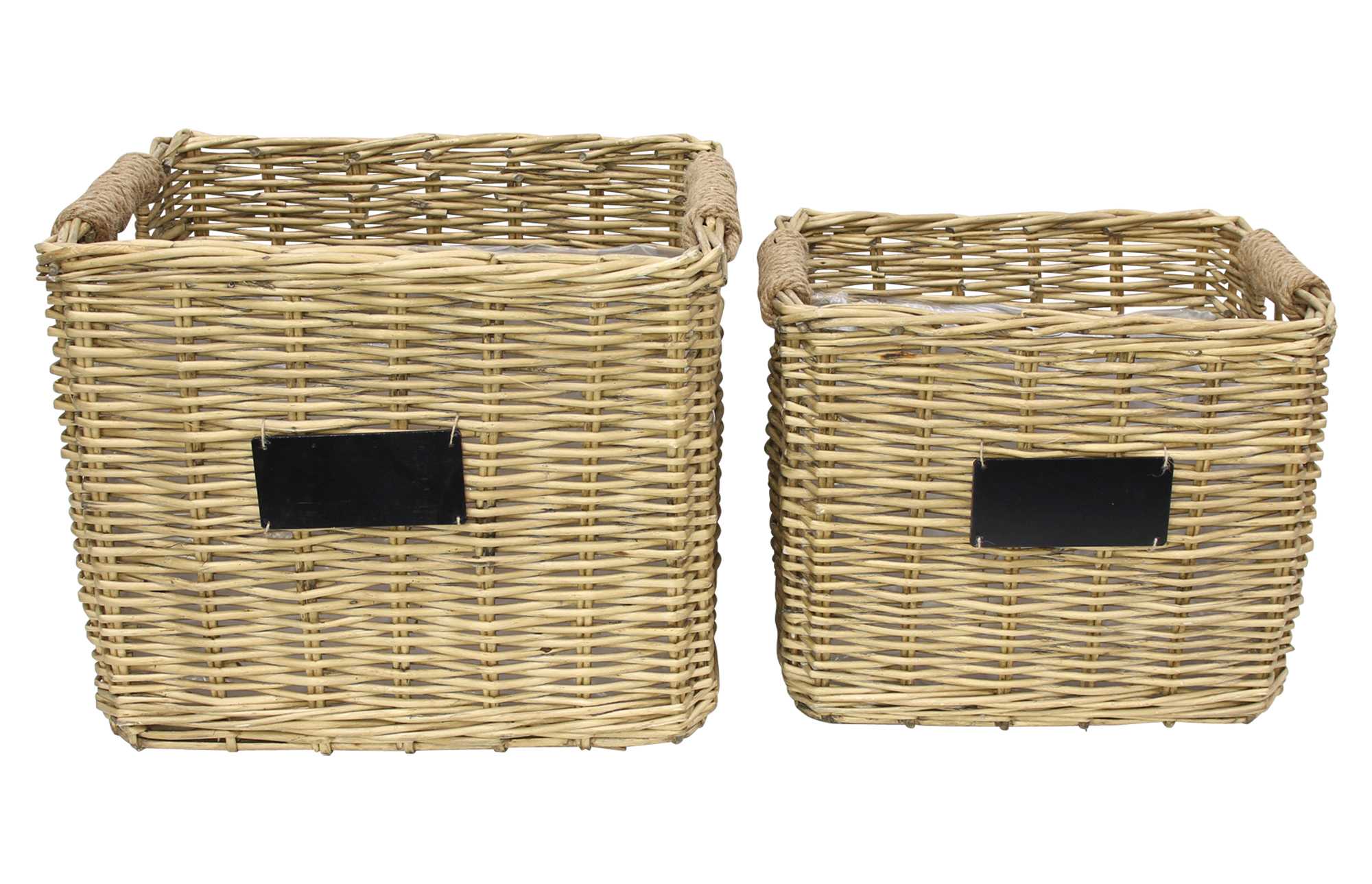 Acheter Lot de 2 paniers à plantes "osier chic"  dans la boutique en ligne de Frank Flechtwaren pour Jardinières corbeilles