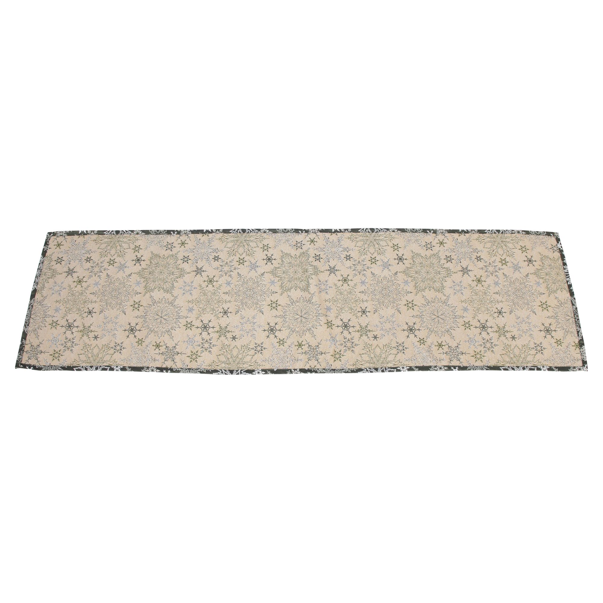 Acheter Chemin de table « Motifs de flocons de neige »  dans la boutique en ligne de Frank Flechtwaren pour Nouvel arrivage