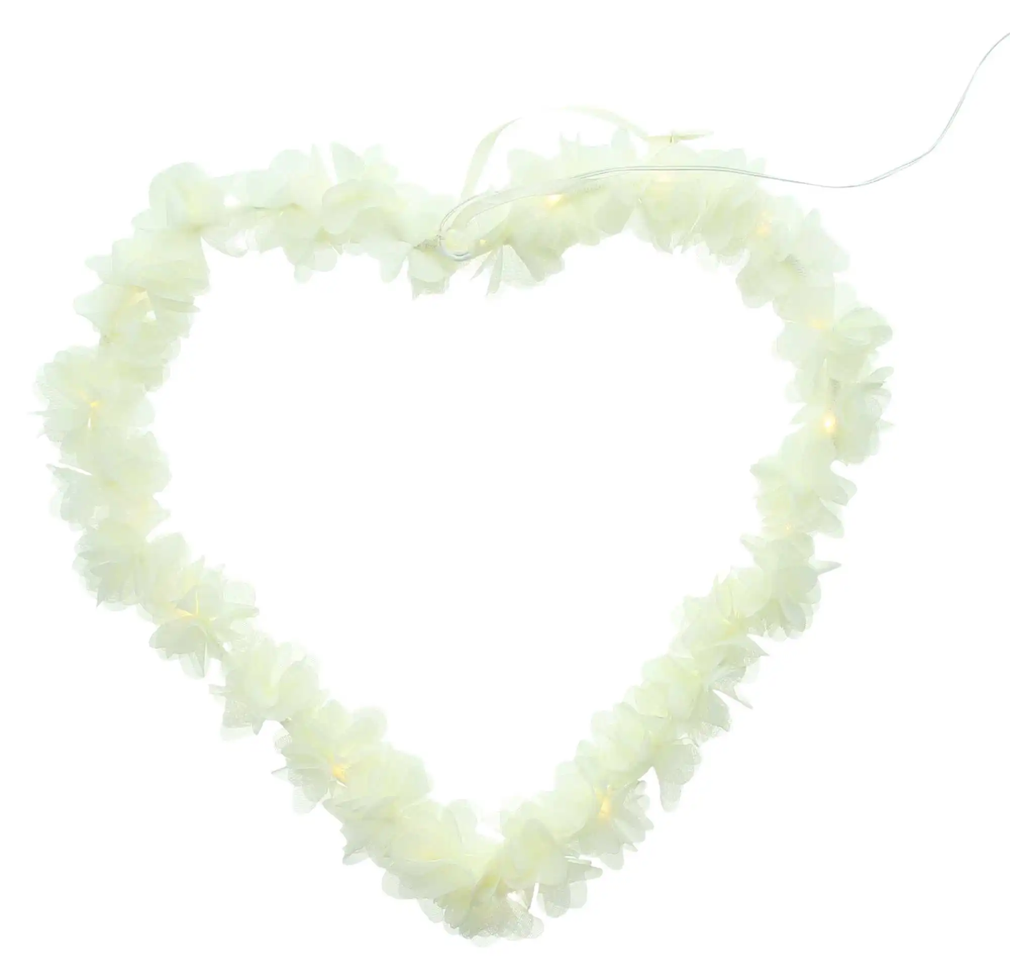 Acheter Suspension LED "cœur fleuri"  dans la boutique en ligne de Frank Flechtwaren pour Pâques