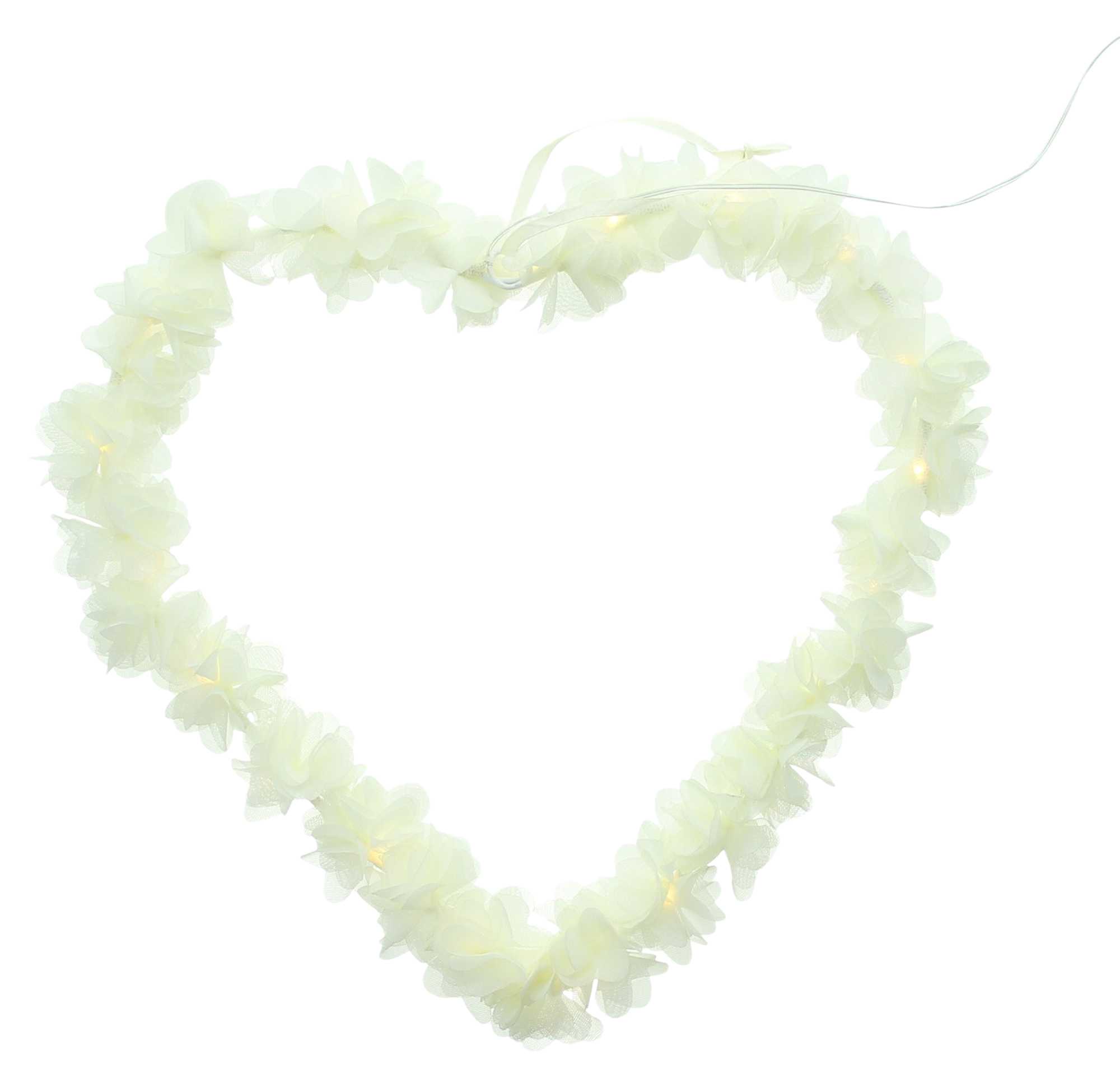 Acheter Suspension LED "cœur fleuri"  dans la boutique en ligne de Frank Flechtwaren pour Pâques