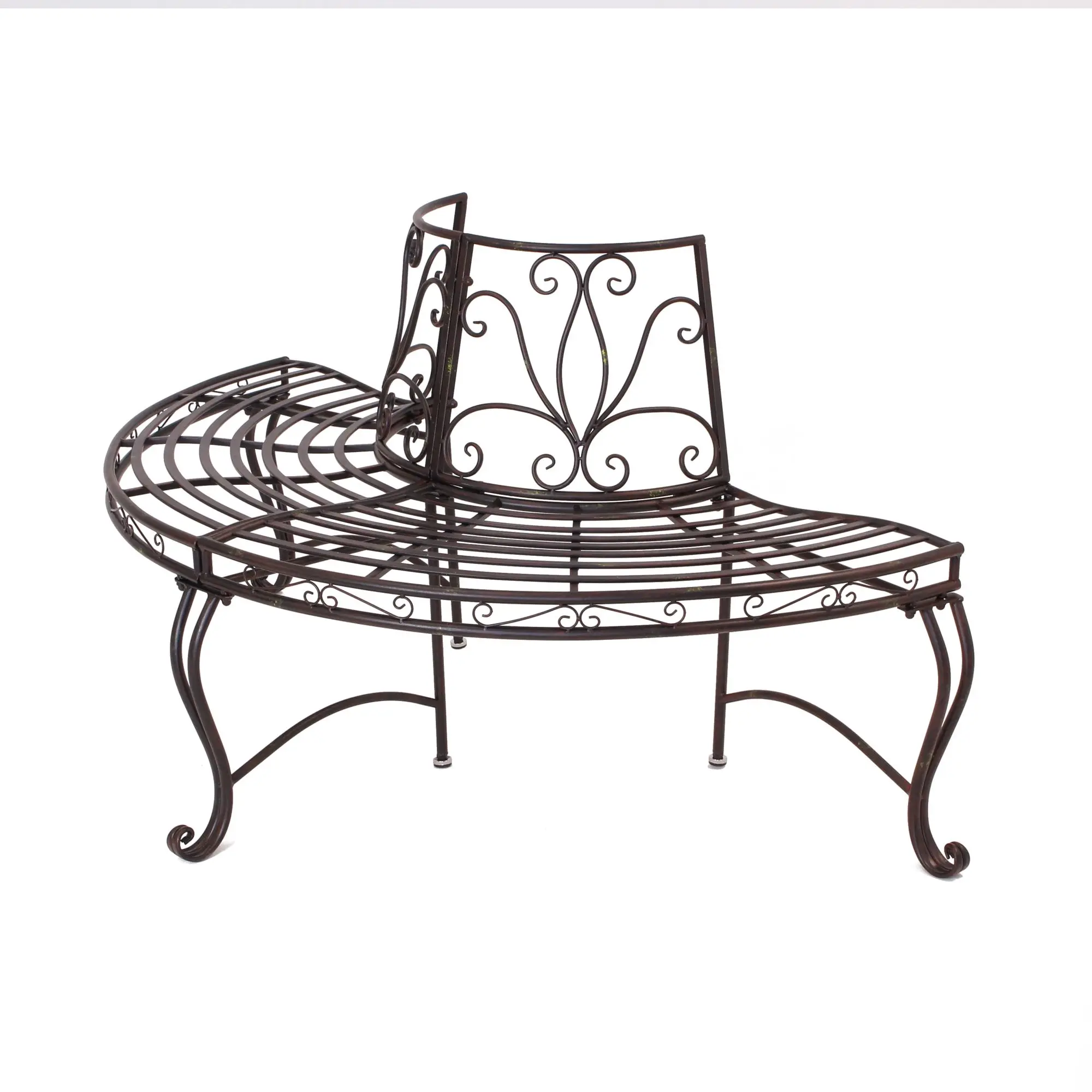 Acheter Banc en métal "demi-cercle"  dans la boutique en ligne de Frank Flechtwaren pour Bancs