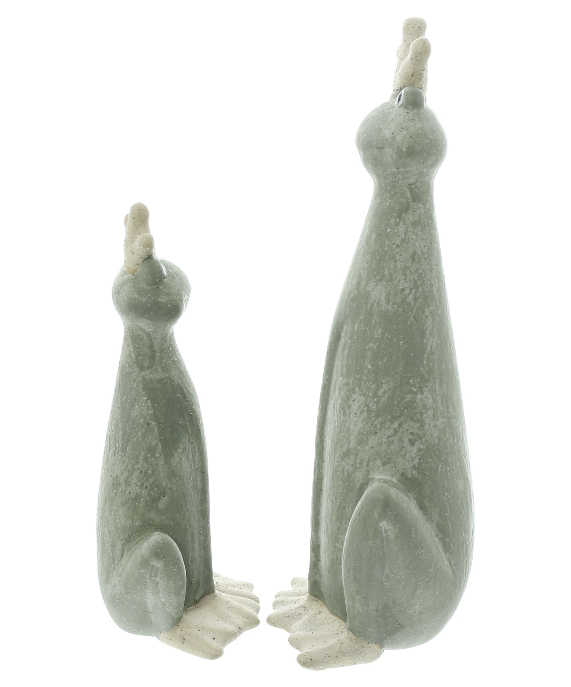 Acheter Lot de 2 figurines "roi grenouille"  dans la boutique en ligne de Frank Flechtwaren pour Figurines de jardin