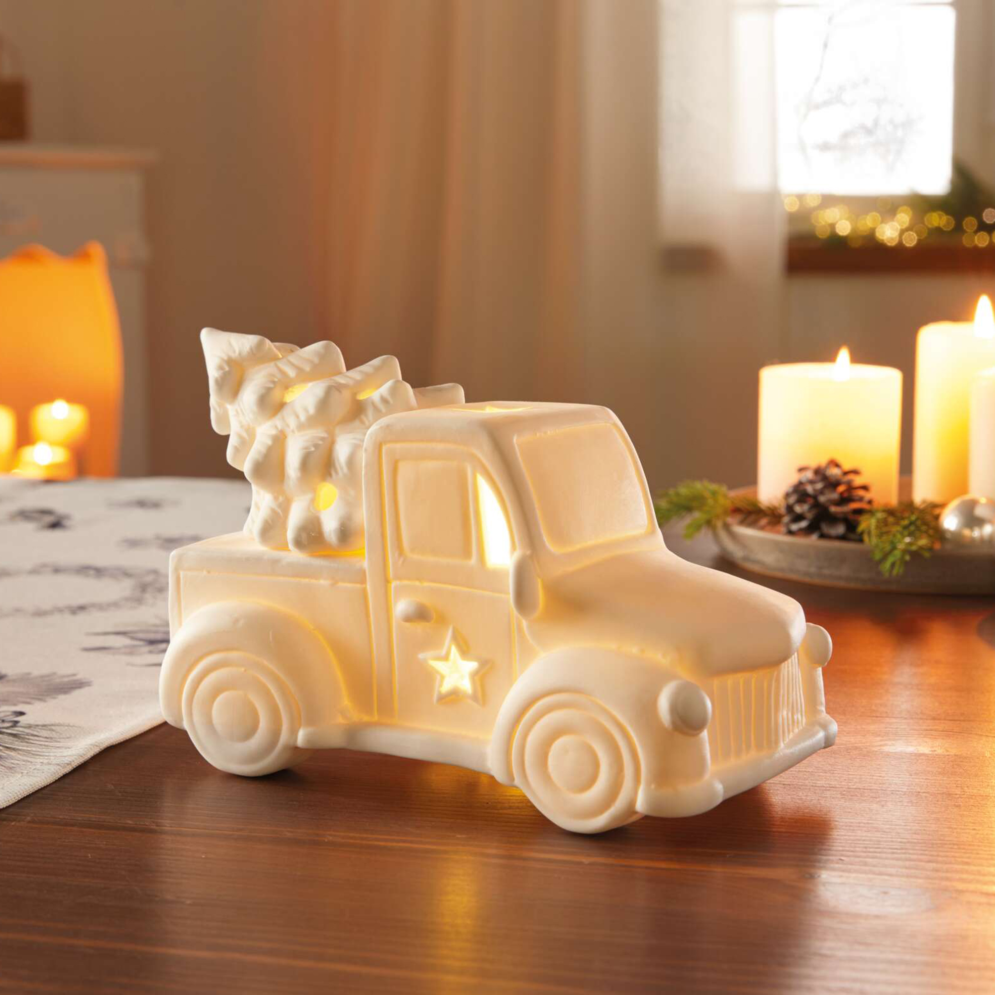 Acheter Voiture LED "sapin"  dans la boutique en ligne de Frank Flechtwaren