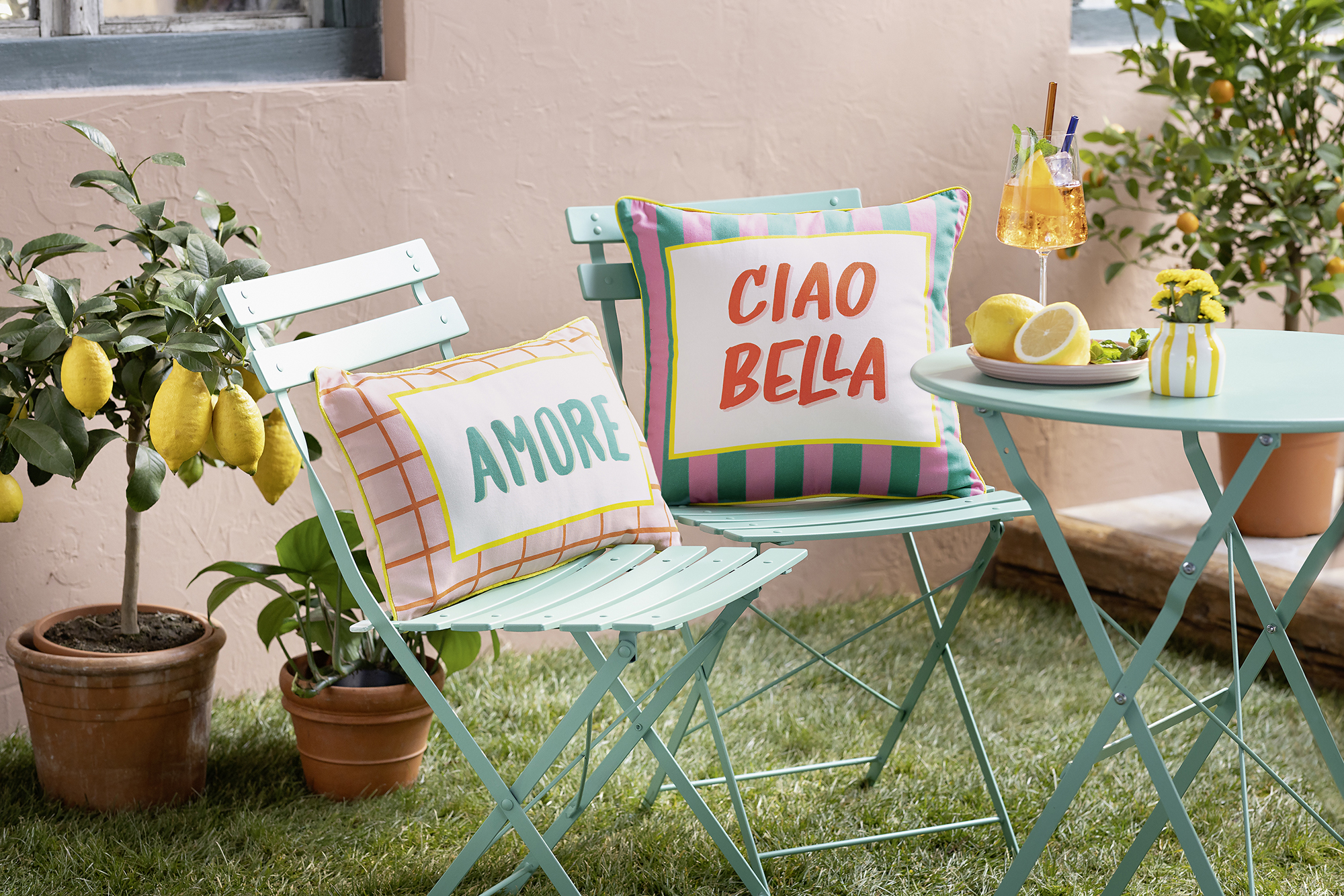 Acheter Ensemble bistro "Green", 3 pcs  dans la boutique en ligne de Frank Flechtwaren pour Balcon