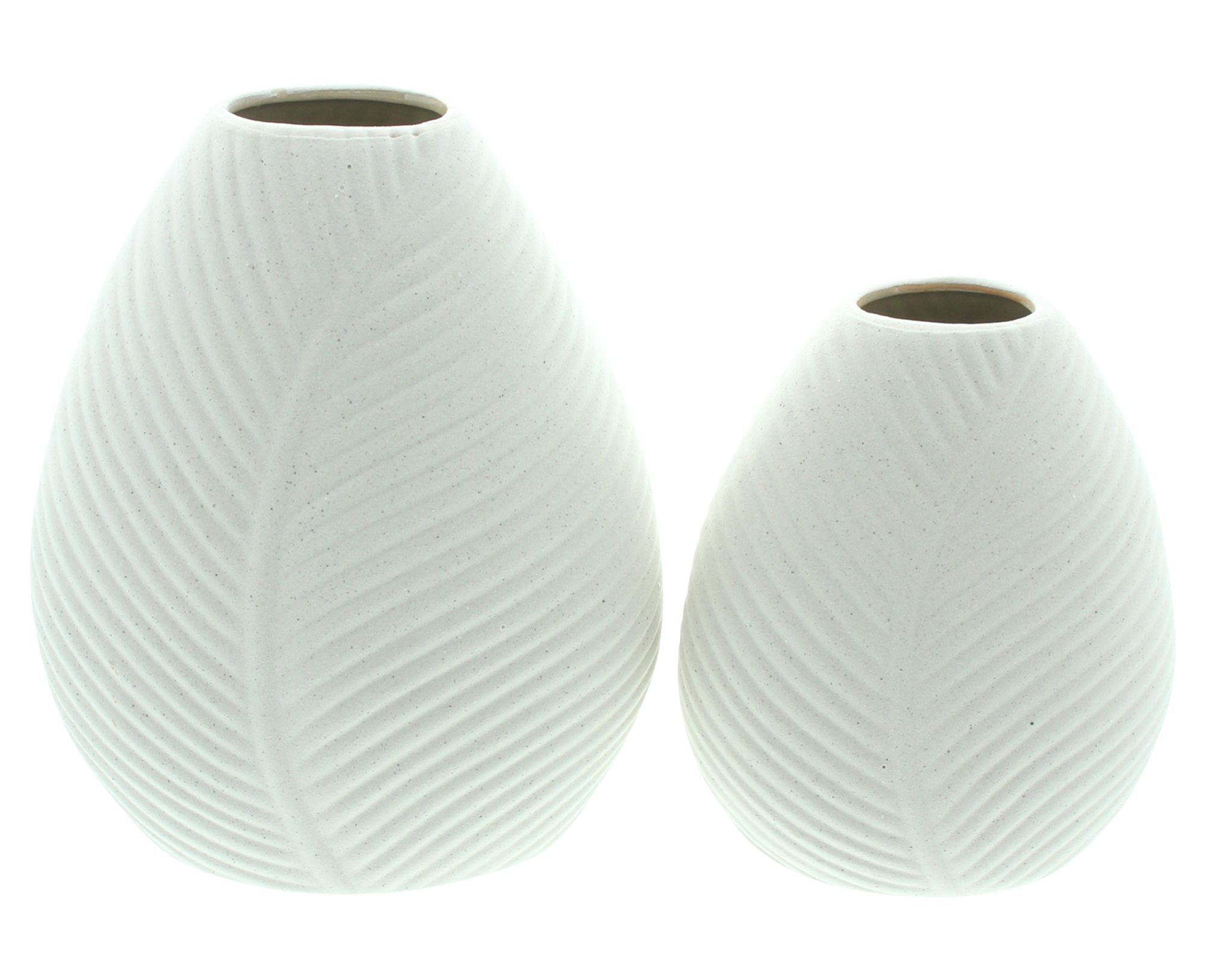 Acheter Lot de 2 vases décoratifs "feuille"  dans la boutique en ligne de Frank Flechtwaren pour Vases