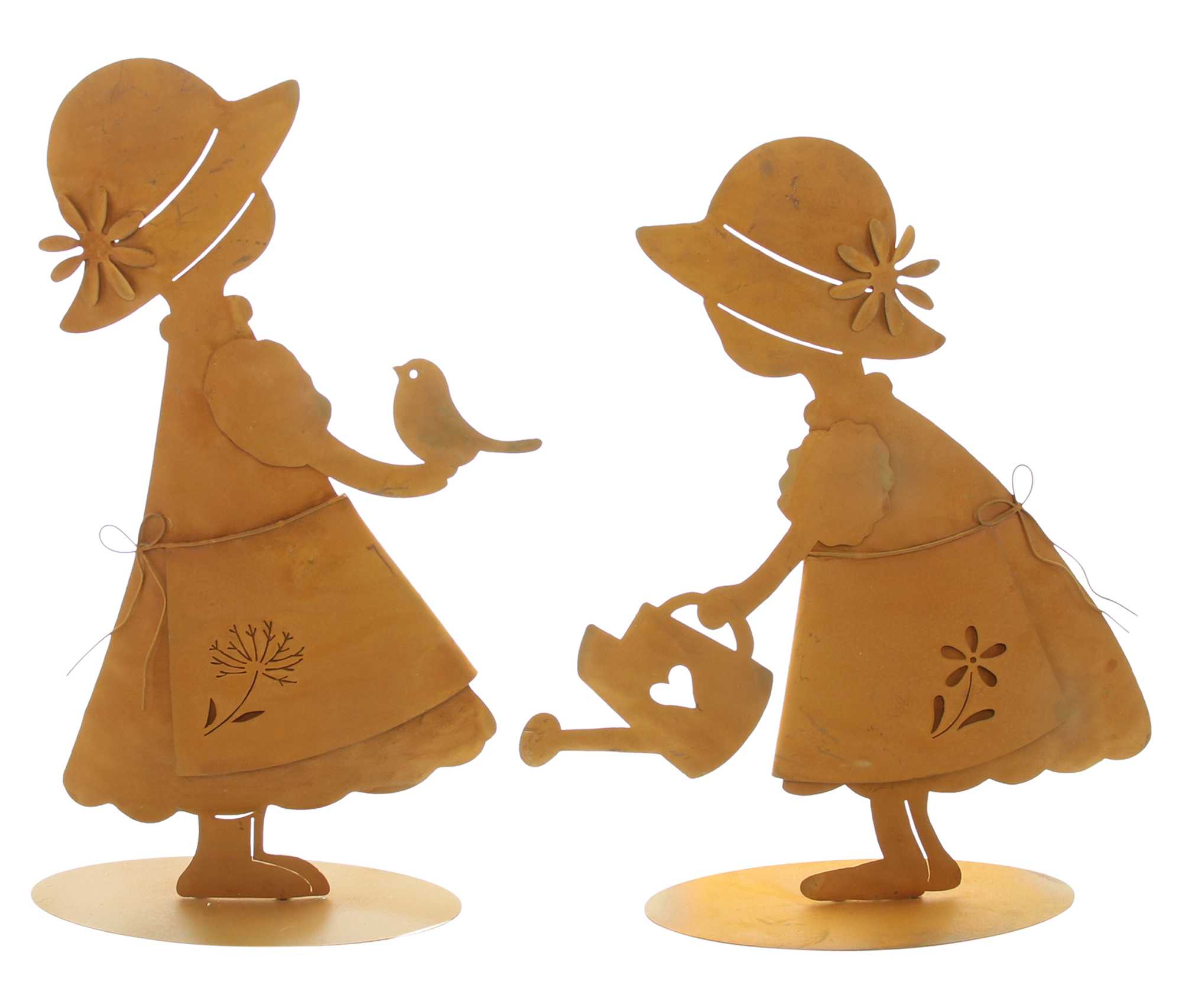 Acheter Lot de 2 figurines décoratives "fillettes"  dans la boutique en ligne de Frank Flechtwaren pour Pâques