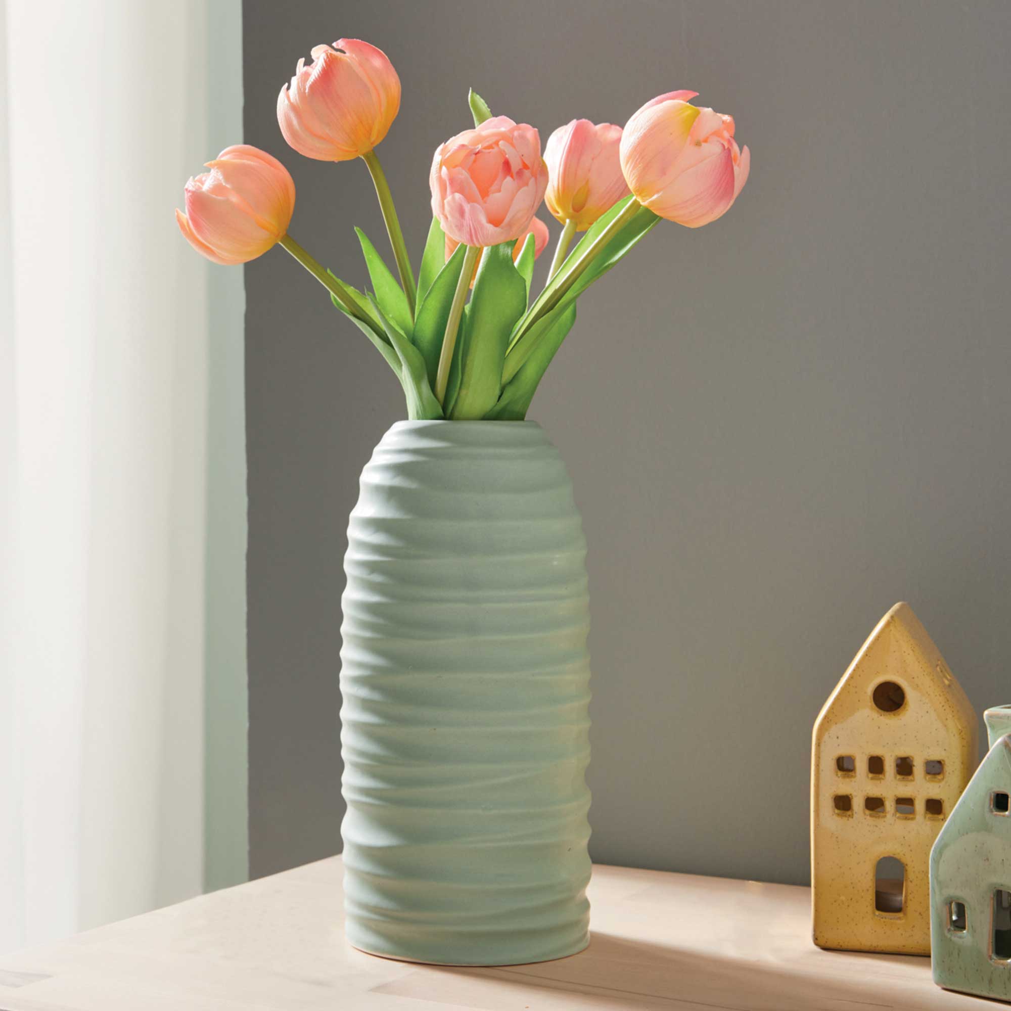 Acheter Vase décoratif "vert sauge"  dans la boutique en ligne de Frank Flechtwaren