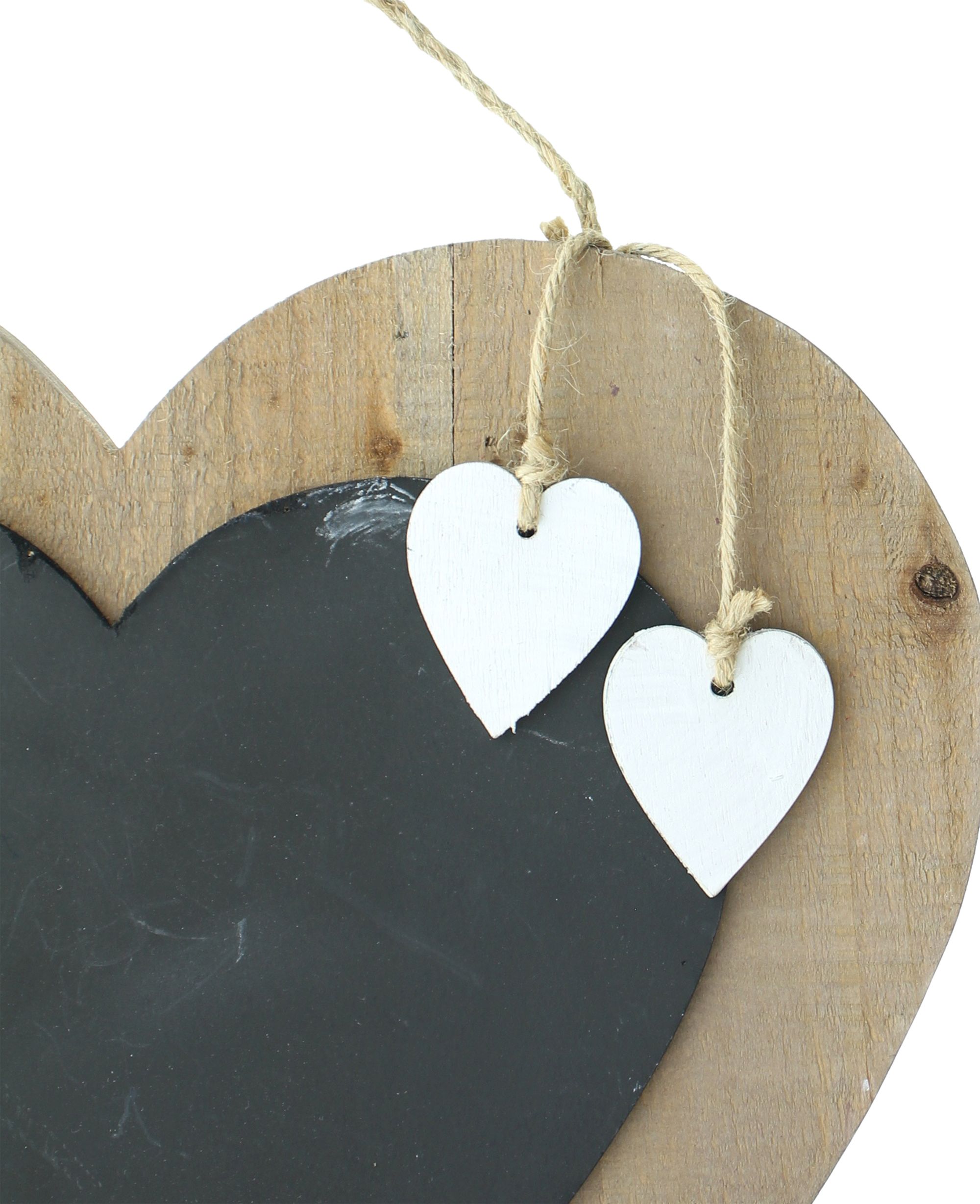 Acheter Suspension en forme de coeur "tableau noir"  dans la boutique en ligne de Frank Flechtwaren pour Automne
