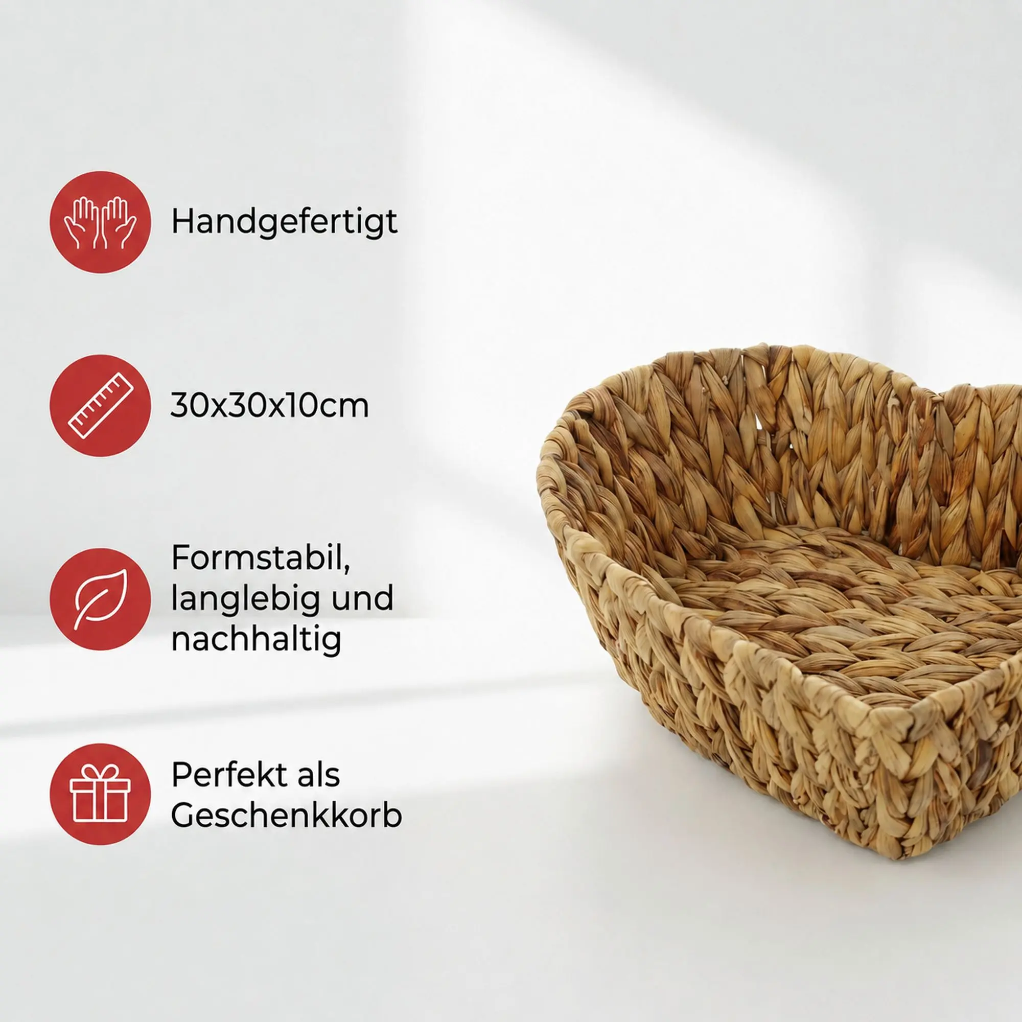 Acheter Coupe déco"coeur"  dans la boutique en ligne de Frank Flechtwaren pour Coup de coeur