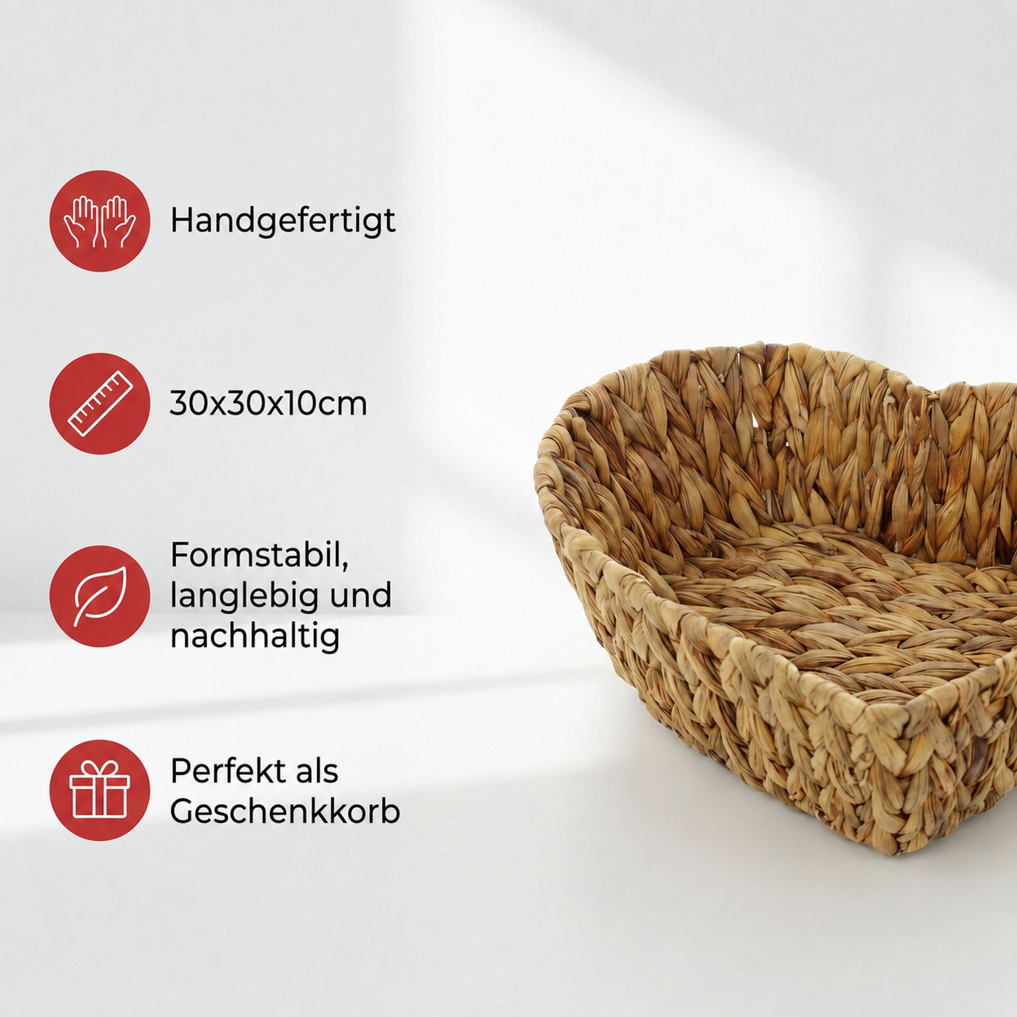 Acheter Coupe déco"coeur"  dans la boutique en ligne de Frank Flechtwaren pour Coup de coeur