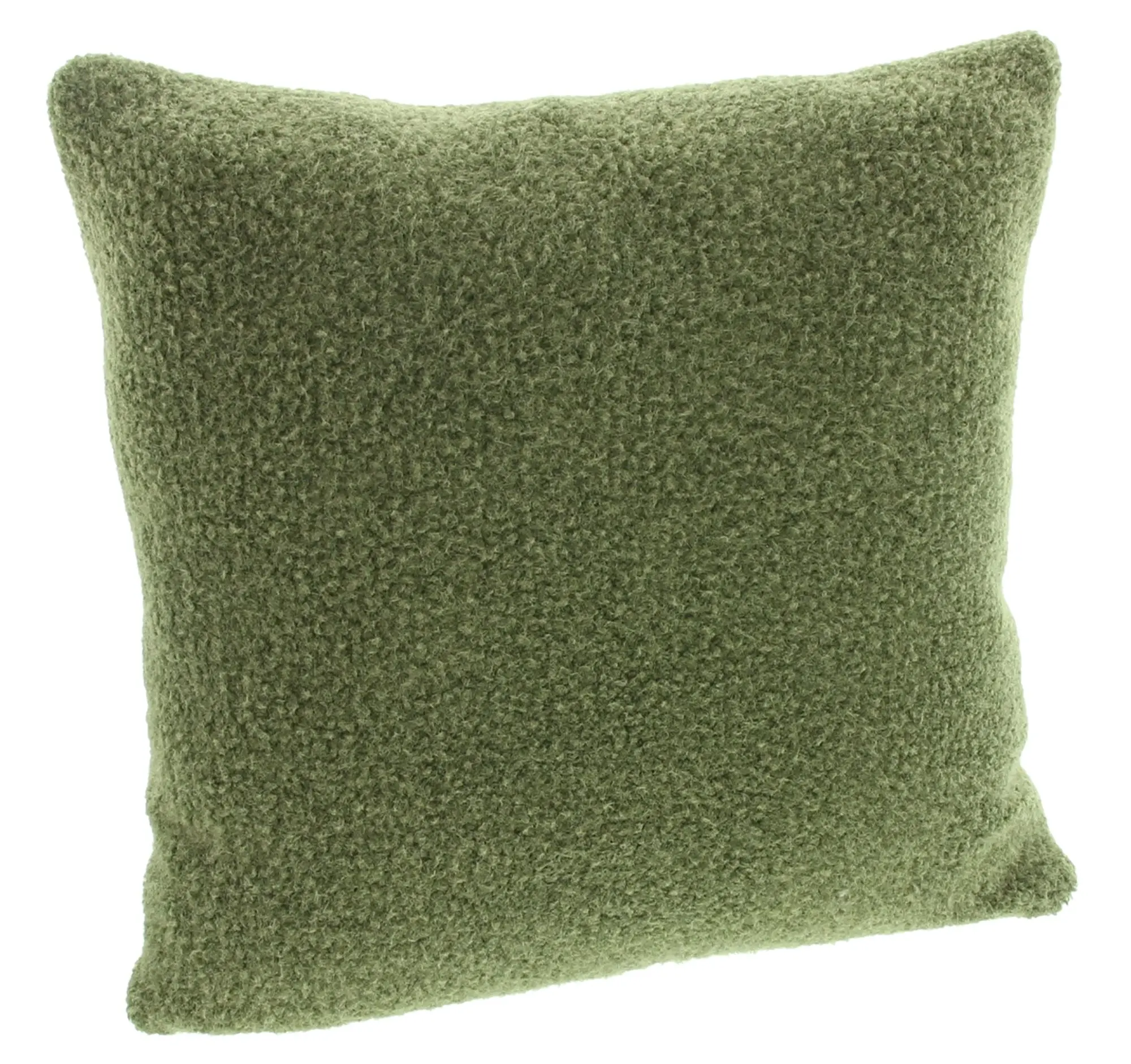 Acheter Housse de coussin « Effet laine vert » dans la boutique en ligne de Frank Flechtwaren pour Remplissages