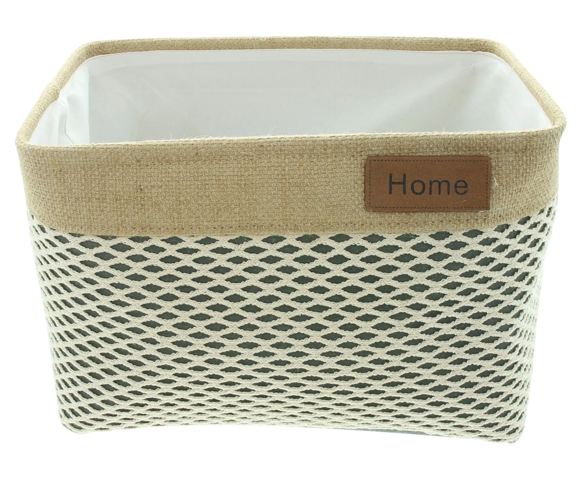 Acheter Panier en tissu "Home" PM  dans la boutique en ligne de Frank Flechtwaren pour Salle de bain