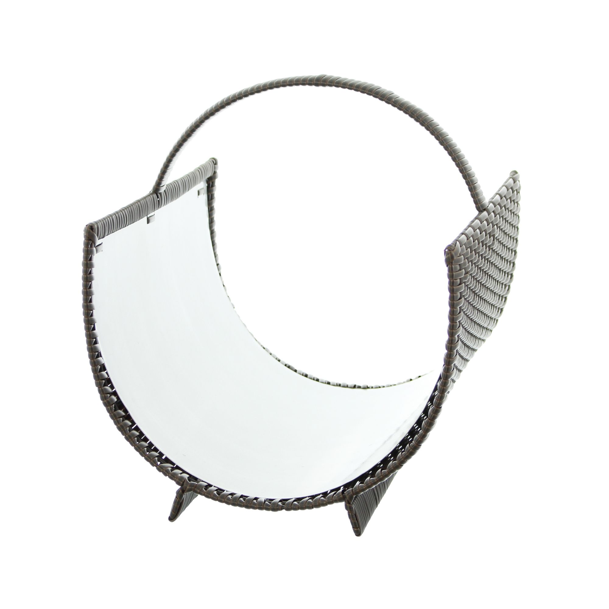 Acheter Panier cheminée "polyrotin"  dans la boutique en ligne de Frank Flechtwaren pour Paniers &amp; présentoirs en bois