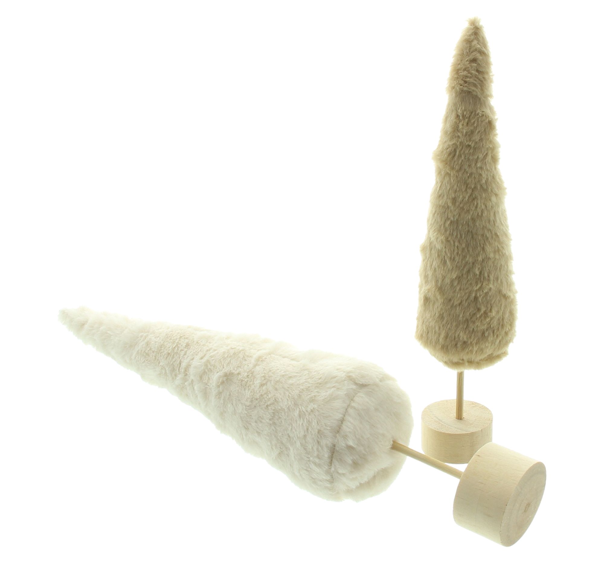 Acheter Sapin décoratif « Peluche », lot de 2 dans la boutique en ligne de Frank Flechtwaren pour Sapins