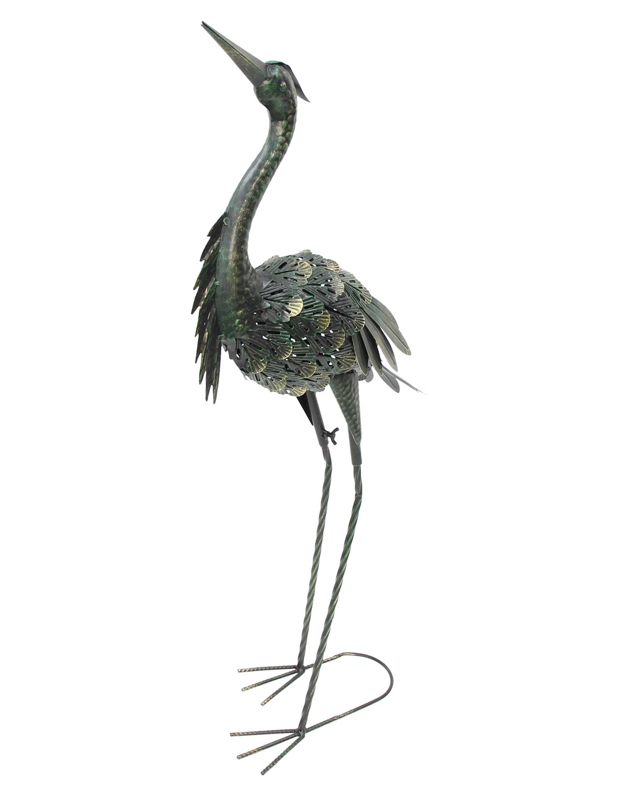 Acheter Oiseau métallique "héron"  dans la boutique en ligne de Frank Flechtwaren pour Figurines de jardin