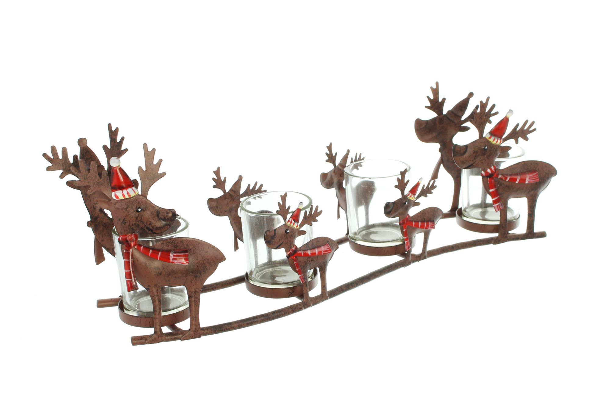 Acheter Photophore "famille de rennes" 5 pcs.  dans la boutique en ligne de Frank Flechtwaren pour Figurines