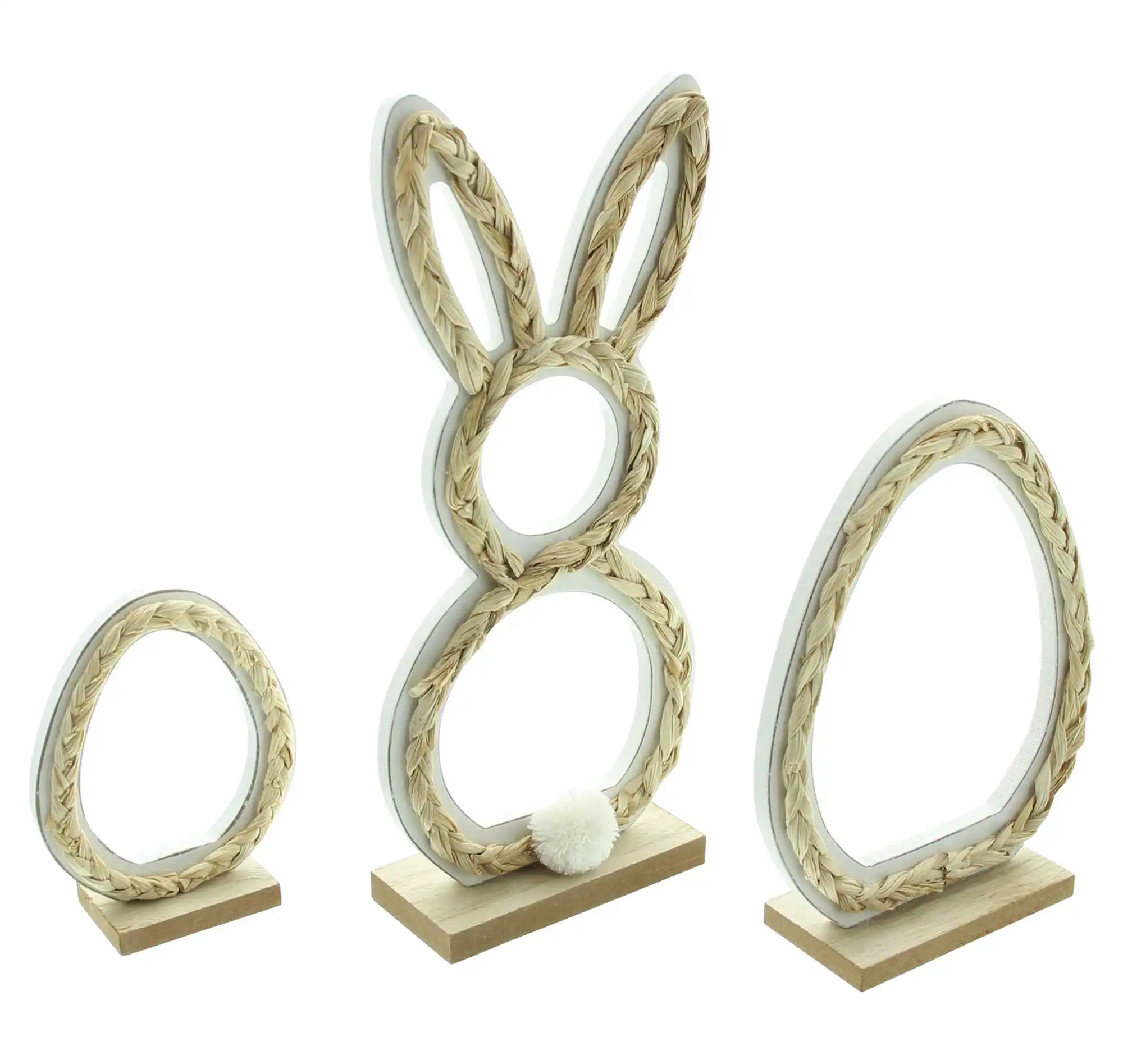 Acheter Lot de 3 décorations de Pâques "nature"  dans la boutique en ligne de Frank Flechtwaren pour Pâques