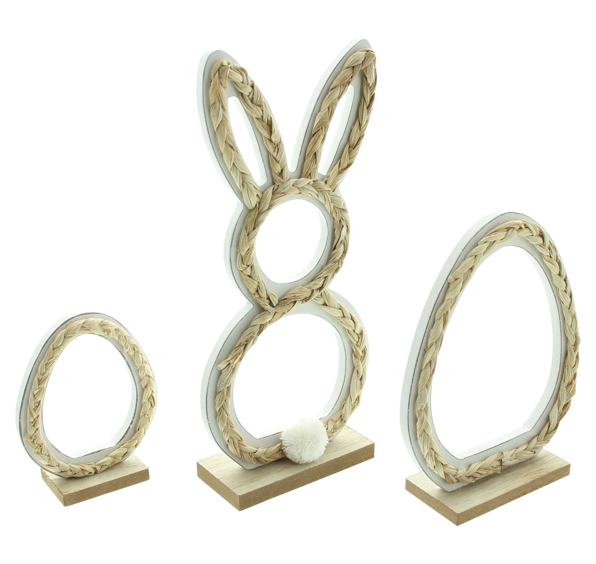 Acheter Lot de 3 décorations de Pâques "nature"  dans la boutique en ligne de Frank Flechtwaren pour Pâques