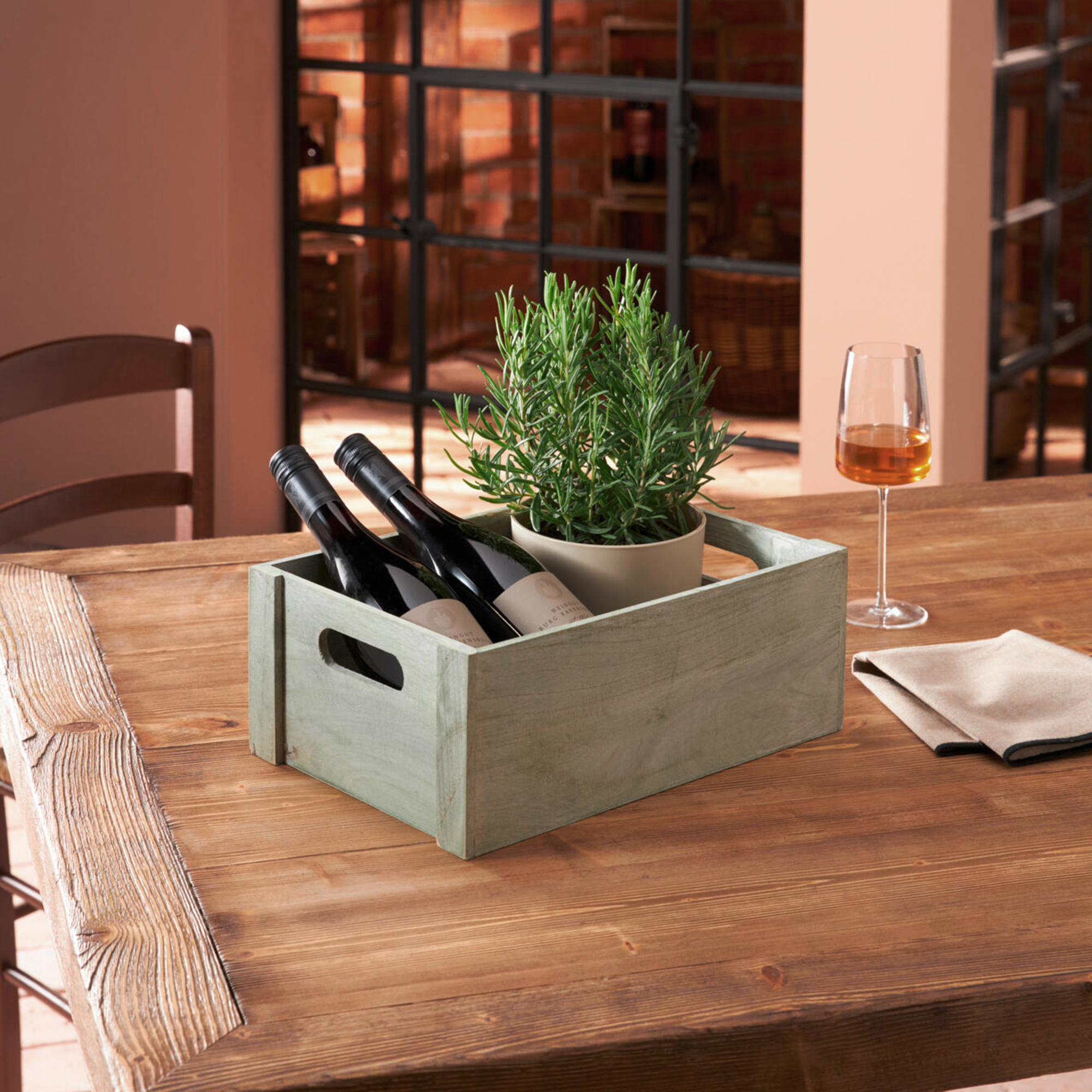 Acheter Lot de 2 caisses "offrir"  dans la boutique en ligne de Frank Flechtwaren