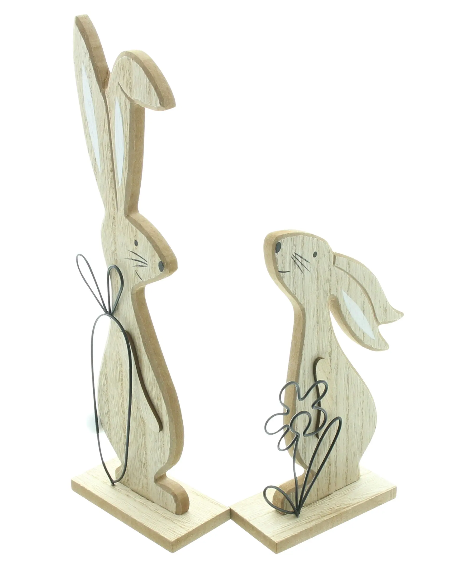 Acheter Lot de 2 lapins "nature"  dans la boutique en ligne de Frank Flechtwaren pour Lapin &amp; co