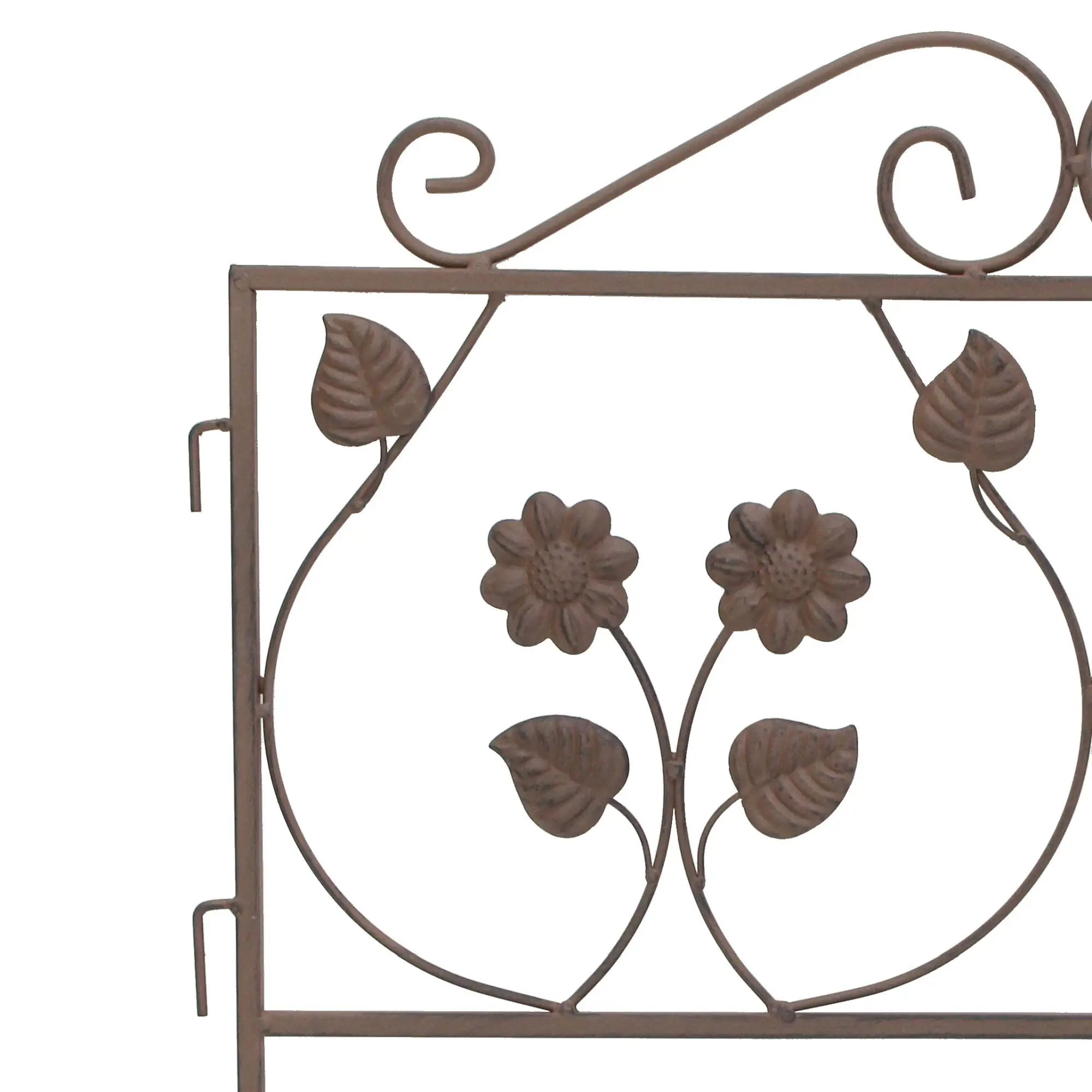 Acheter Élément clôture décoratif "fleur"  dans la boutique en ligne de Frank Flechtwaren pour Bordures &amp; clôtures