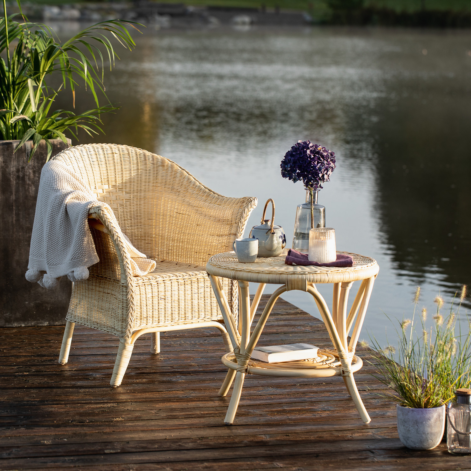Acheter Fauteuil rotin "cosy"  dans la boutique en ligne de Frank Flechtwaren